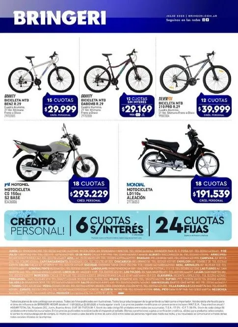 Ofertas de Ofertas de Julio Bringeri 1 de julio al 2 de agosto 2025 - Página 8 del catálogo