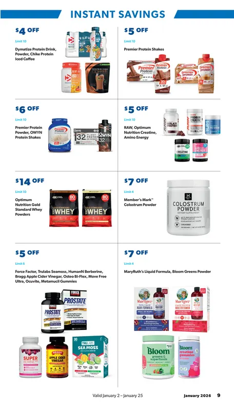 Encarte de Sam's Club Sales 30 de dezembro até 1 de janeiro 2026 - Pagina 9