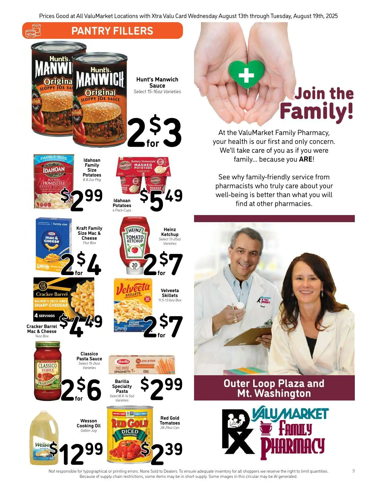 Weekly ad ValuMarket Sales from August 13 to August 19 2025 - Page 9
