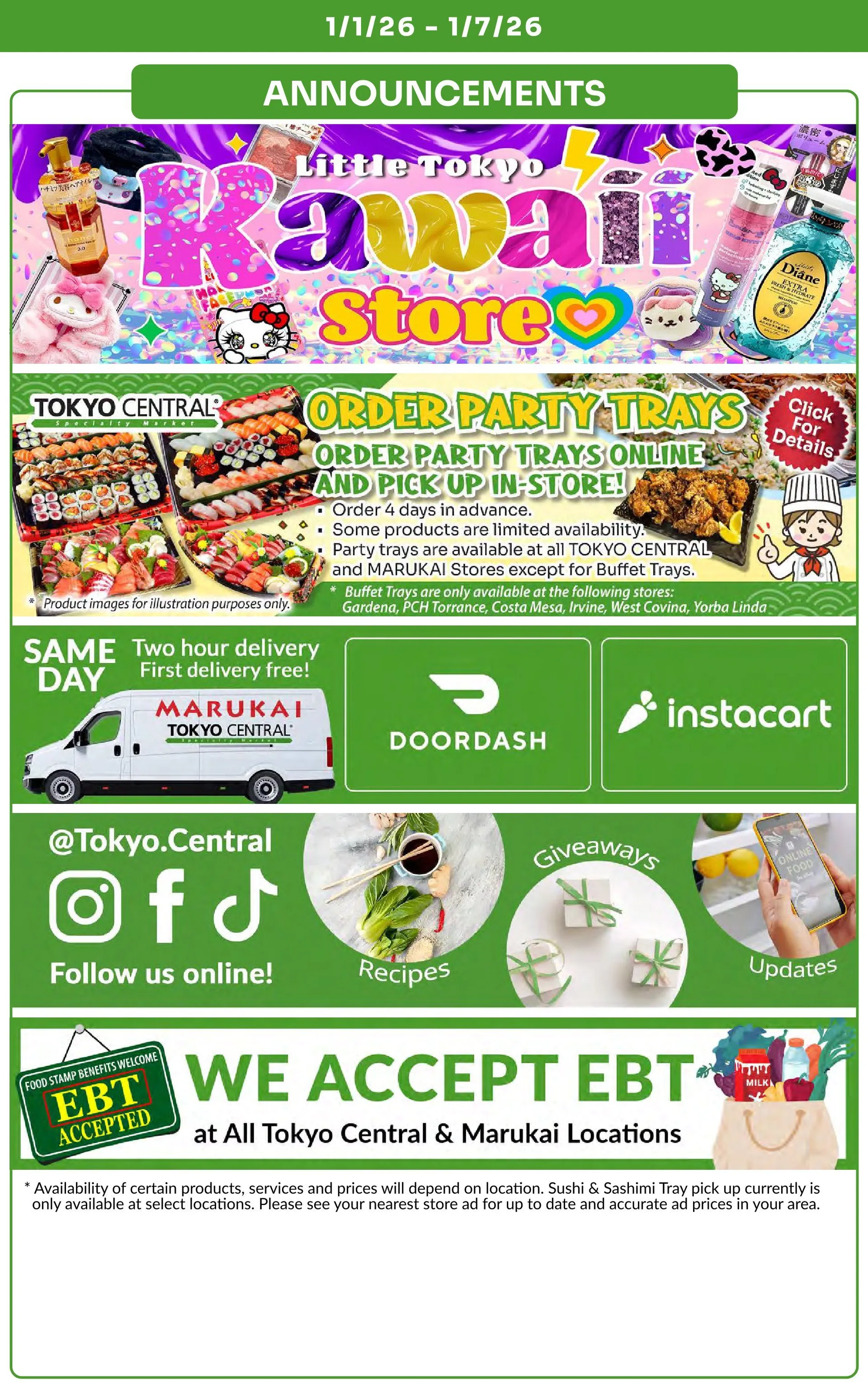 Weekly ad Tokyo Central Specialty Market Sales from January 1 to January 7 2026 - Page 9