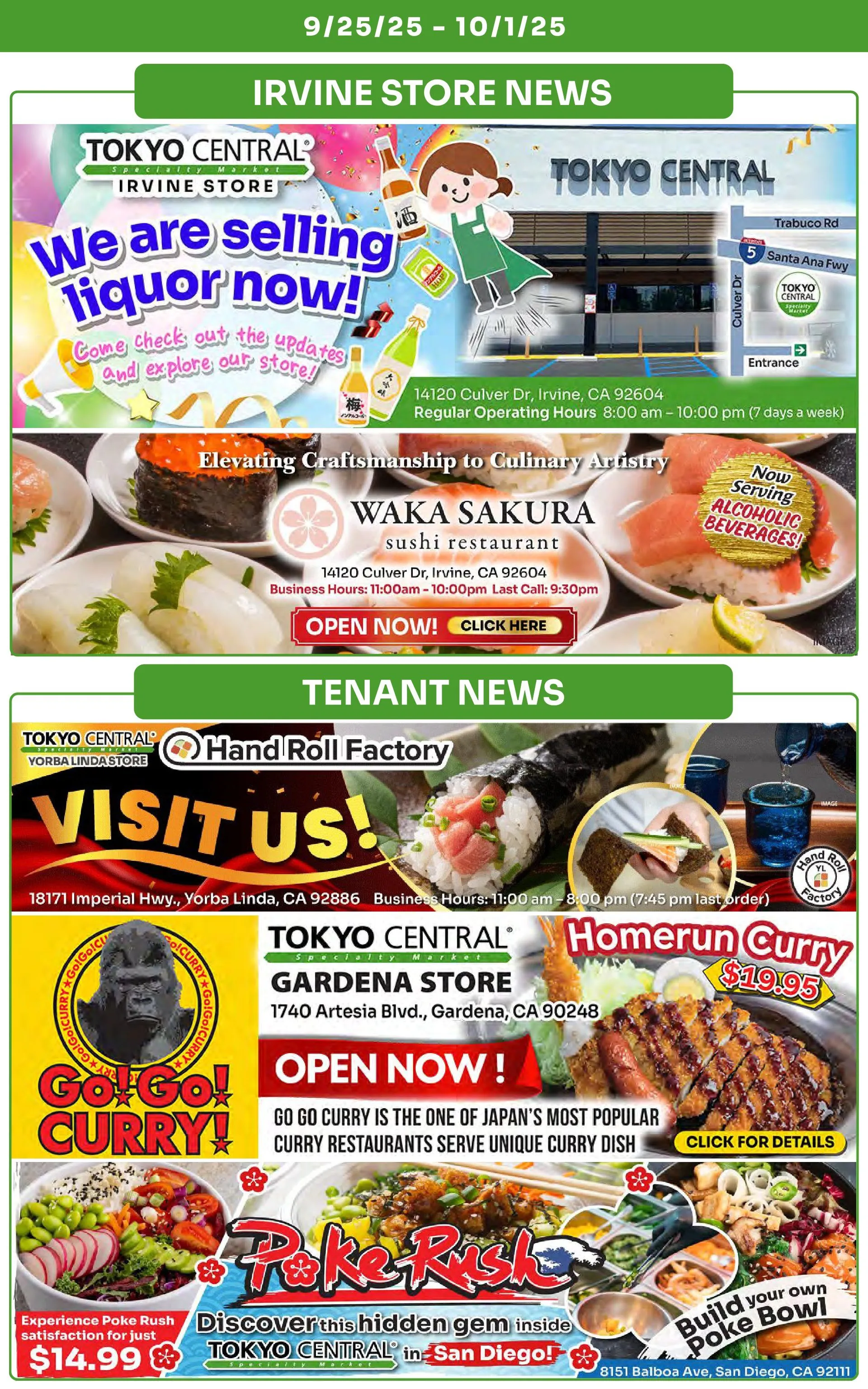 Weekly ad Tokyo Central Specialty Market Sales from September 25 to October 1 2025 - Page 9