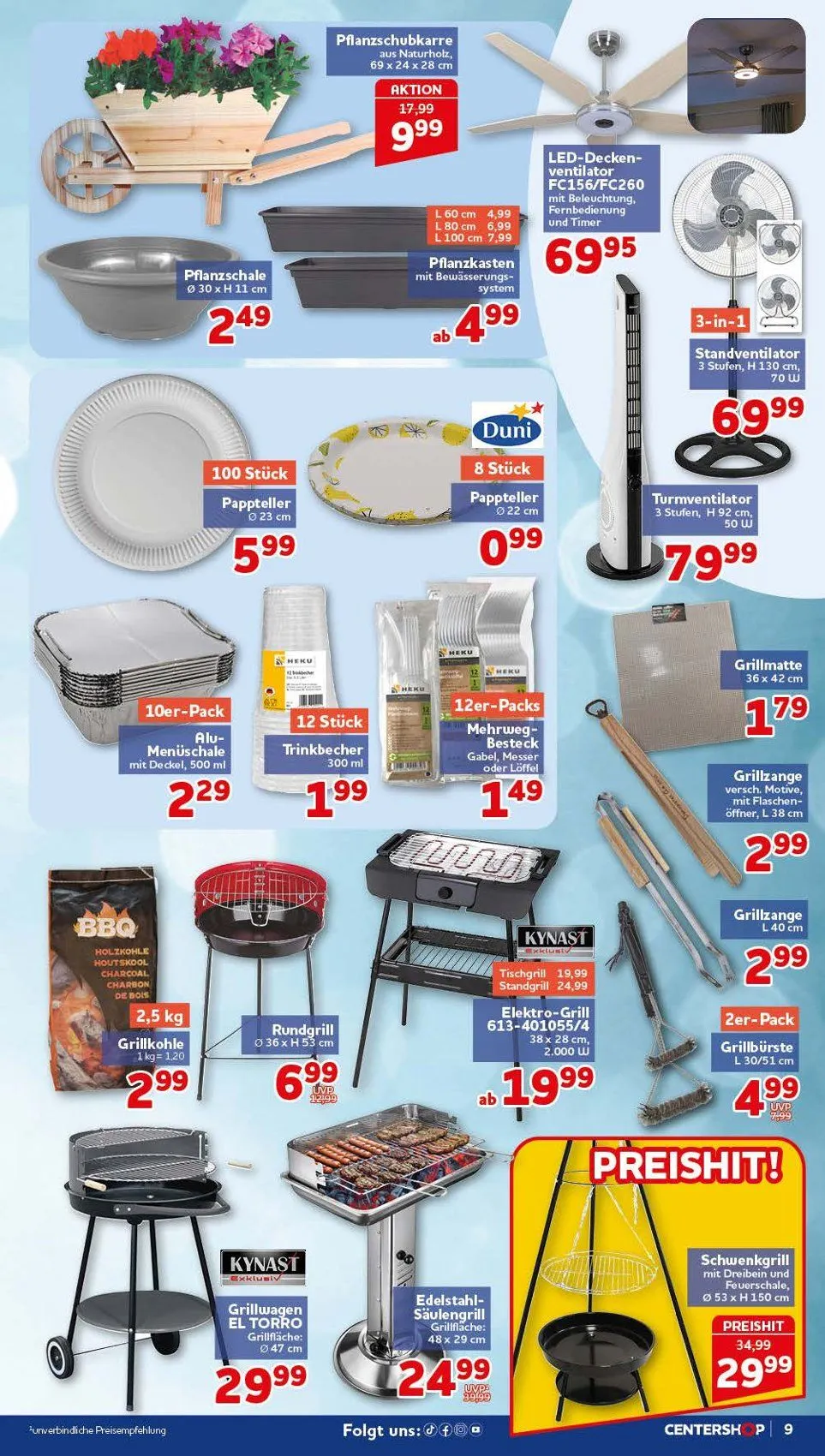 CENTERSHOP Prospekte von 20. Juli bis 25. Juli 2026 - Prospekt seite 9