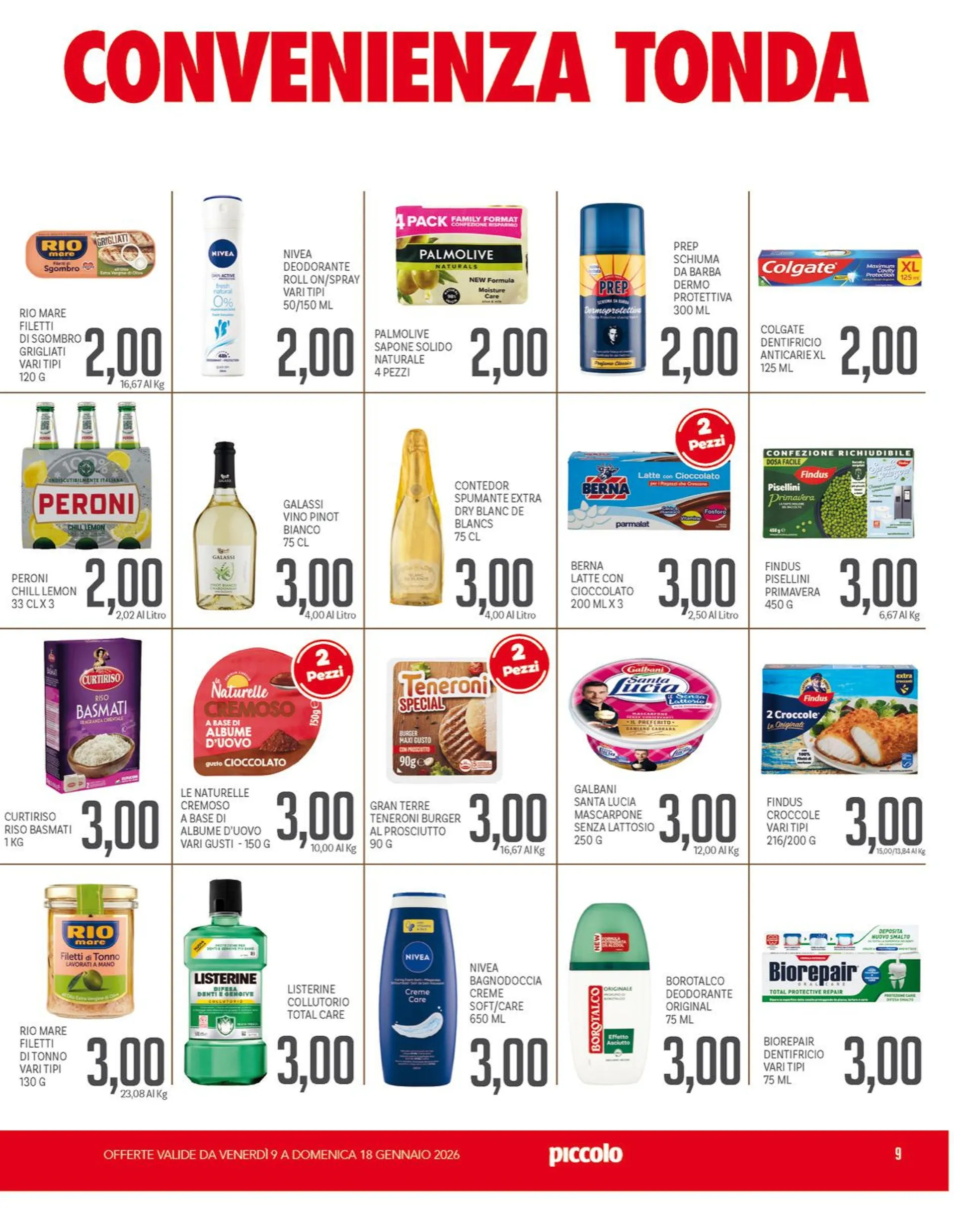 Volantini Piccolo da 9 gennaio a 18 gennaio di 2026 - Pagina del volantino 9