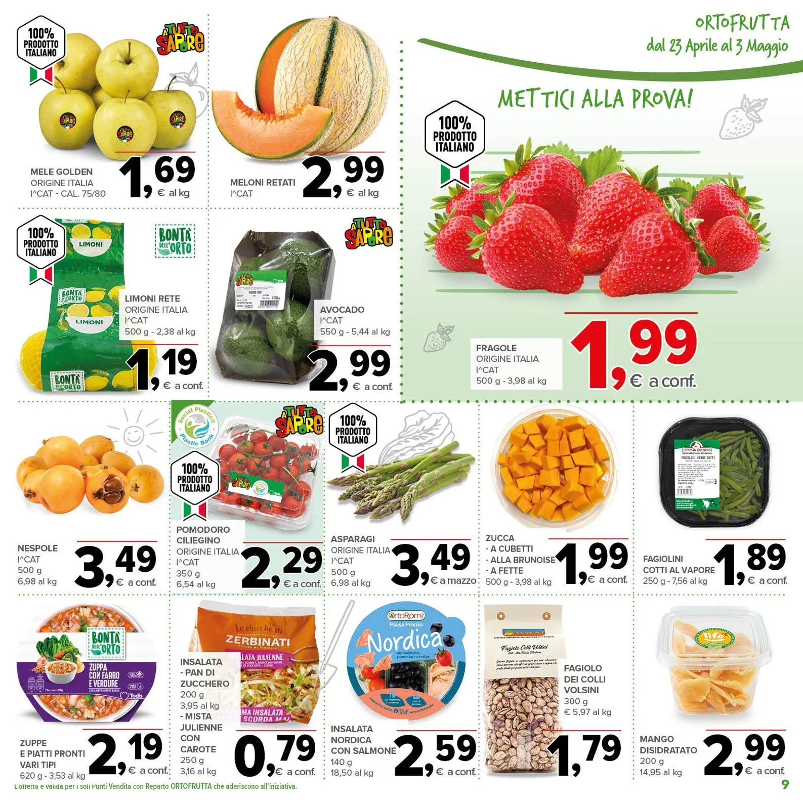 Volantini Todis da 23 aprile a 3 maggio di 2026 - Pagina del volantino 9