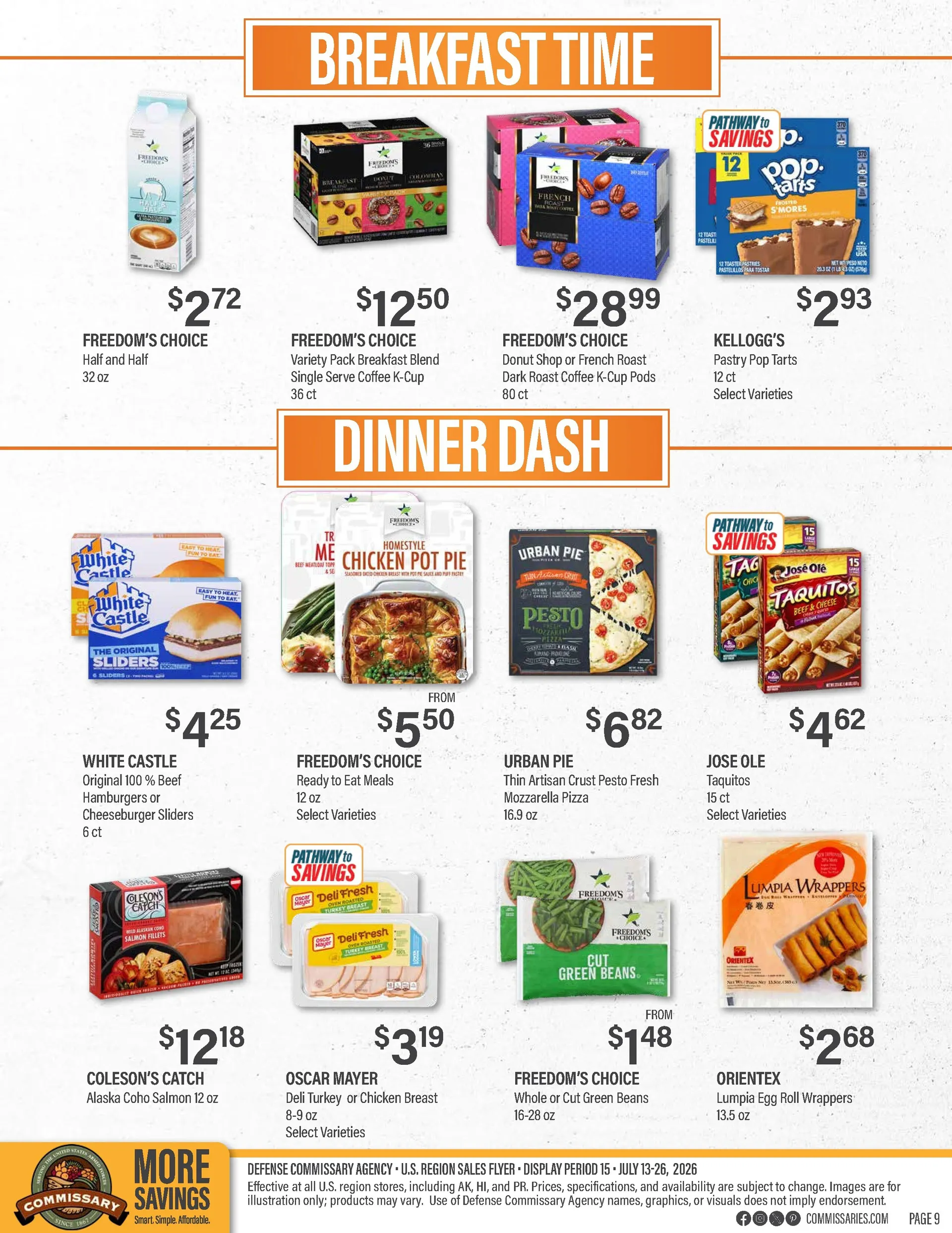 Weekly ad Commissary Sales from July 13 to July 26 2026 - Page 9