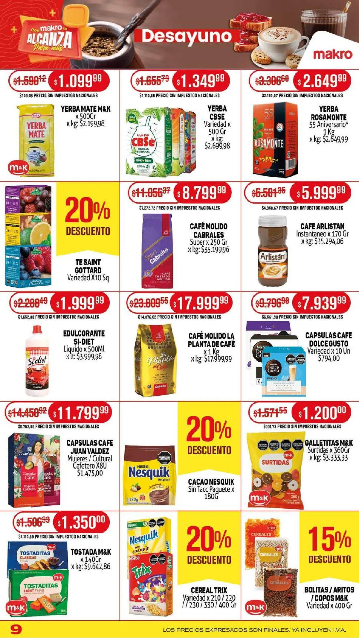 Ofertas de Ofertas Makro 7 de agosto al 14 de agosto 2025 - Página 9 del catálogo