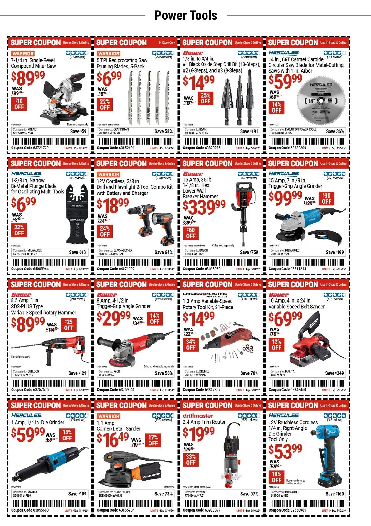 Weekly ad  Harbor Freight weekly ads from April 27 to May 10 2026 - Page 8
