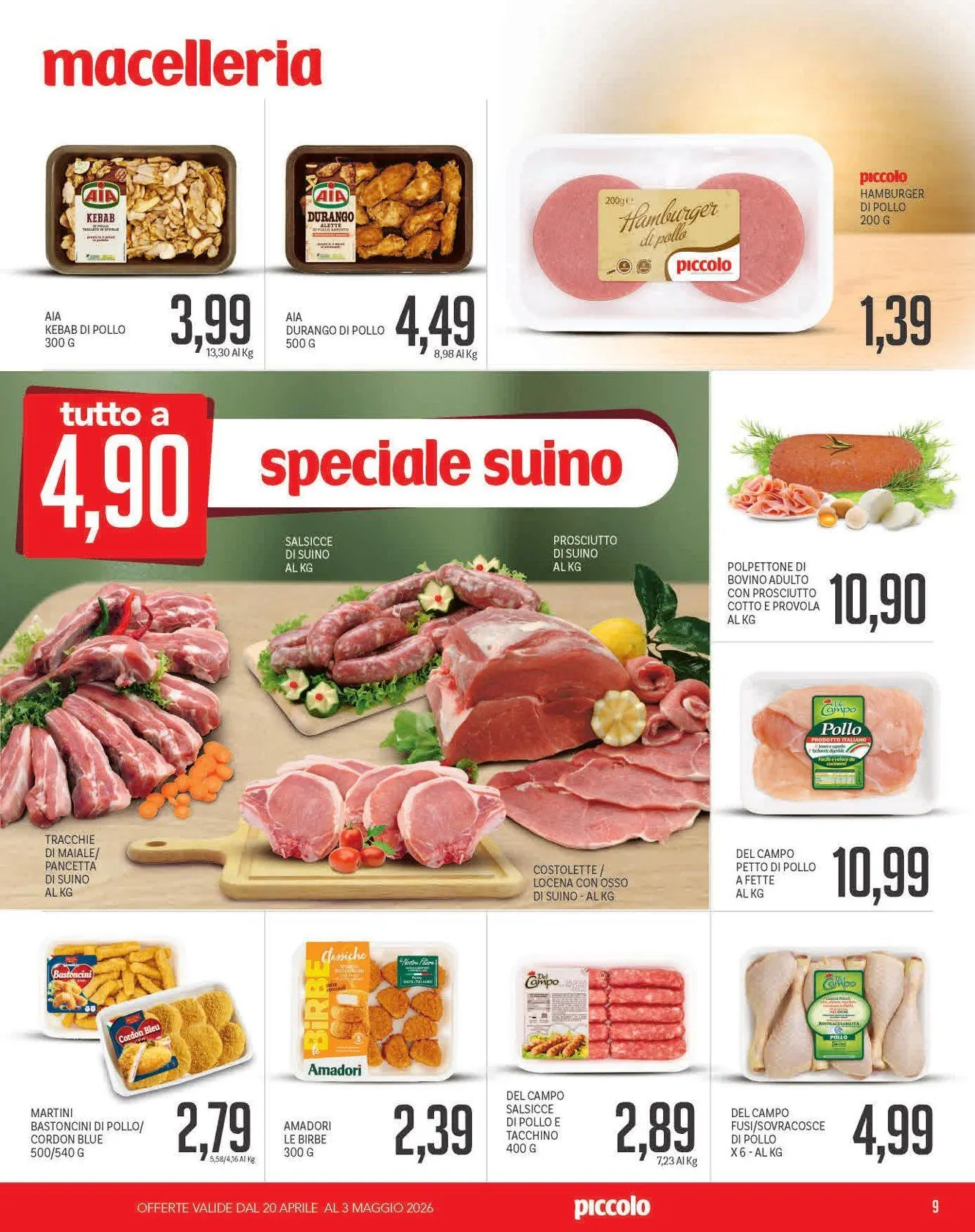 Volantini Piccolo da 20 aprile a 3 maggio di 2026 - Pagina del volantino 9
