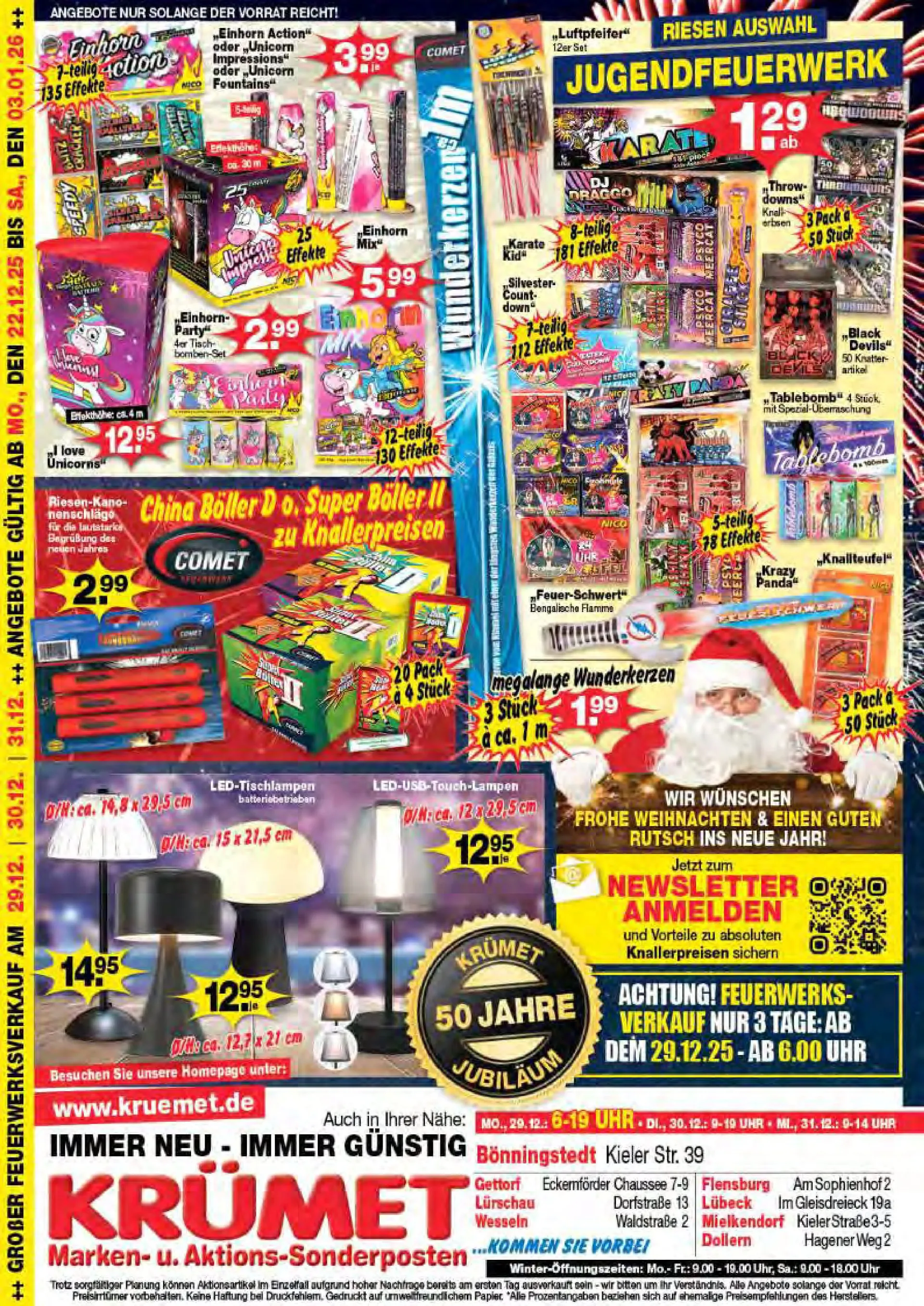 Krümet Sonderposten Angebote von 22. Dezember bis 3. Januar 2026 - Prospekt seite 8