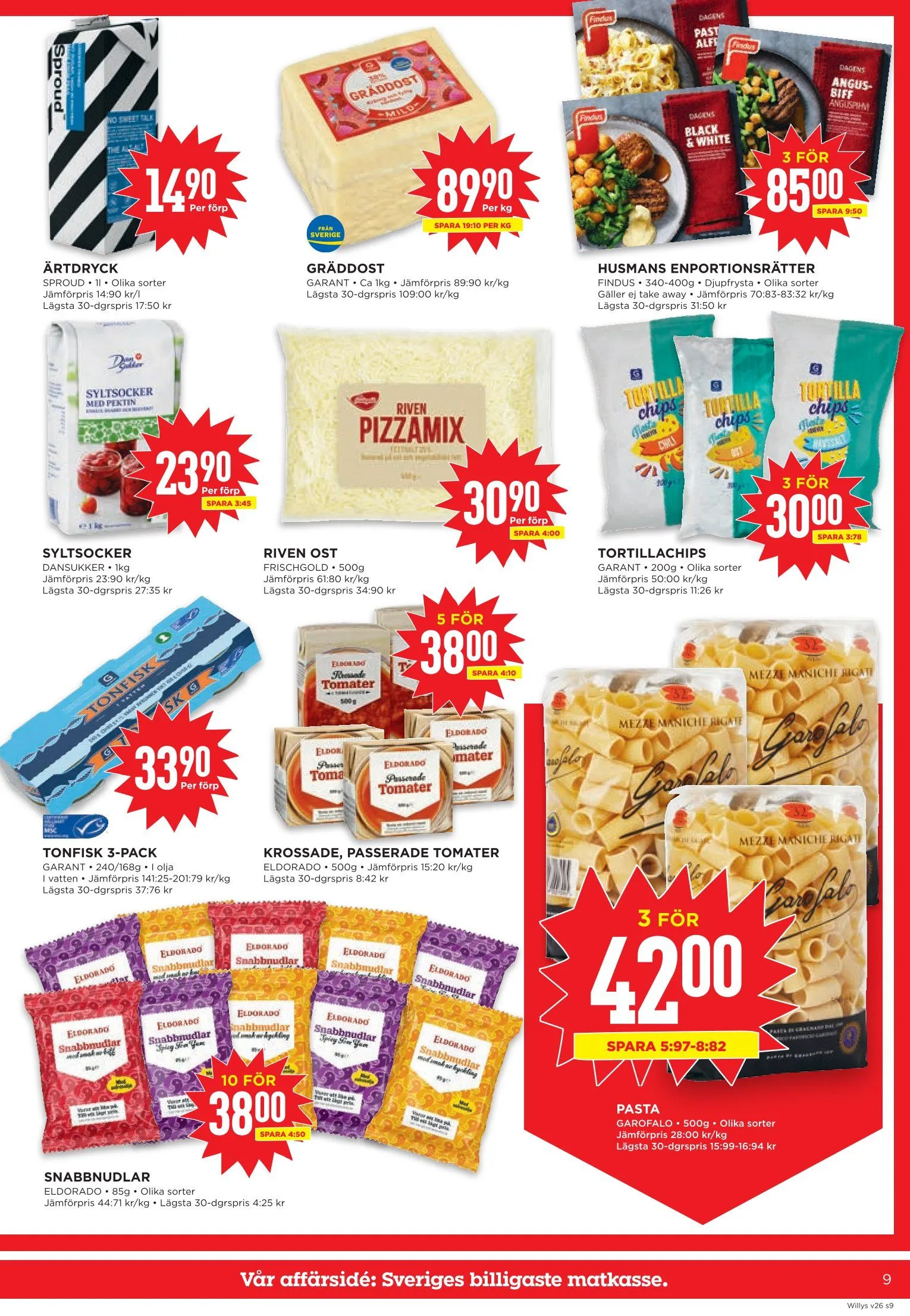 Willys erbjudanden från 22 juni till 28 juni 2026 - Reklamblad sidor 9