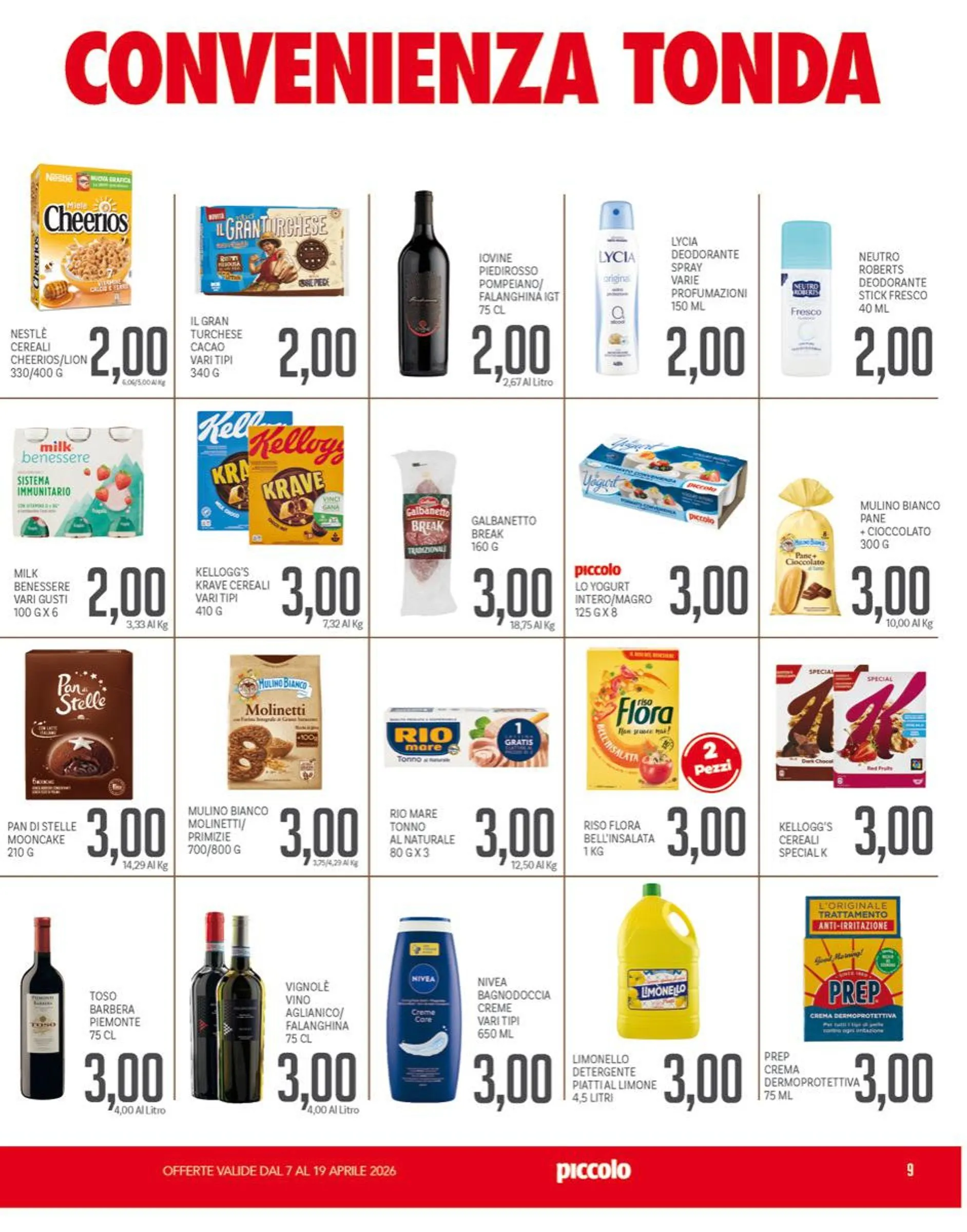 Volantini Piccolo da 7 aprile a 19 aprile di 2026 - Pagina del volantino 9