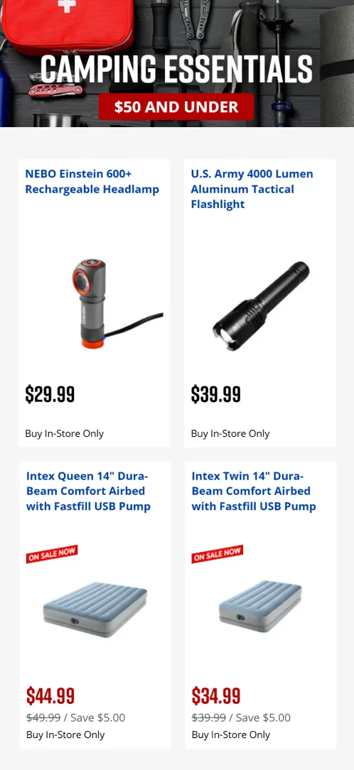 Weekly ad Camping Essentials from April 9 to April 17 2025 - Page 8