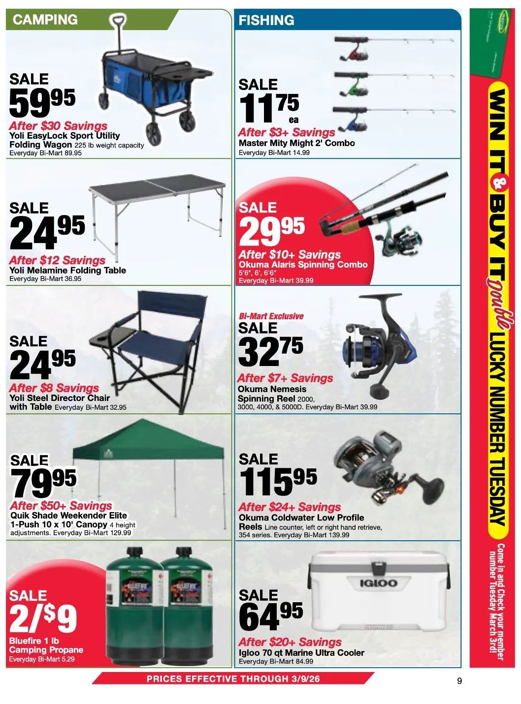 Weekly ad Bi-Mart Sales from February 24 to March 9 2026 - Page 9