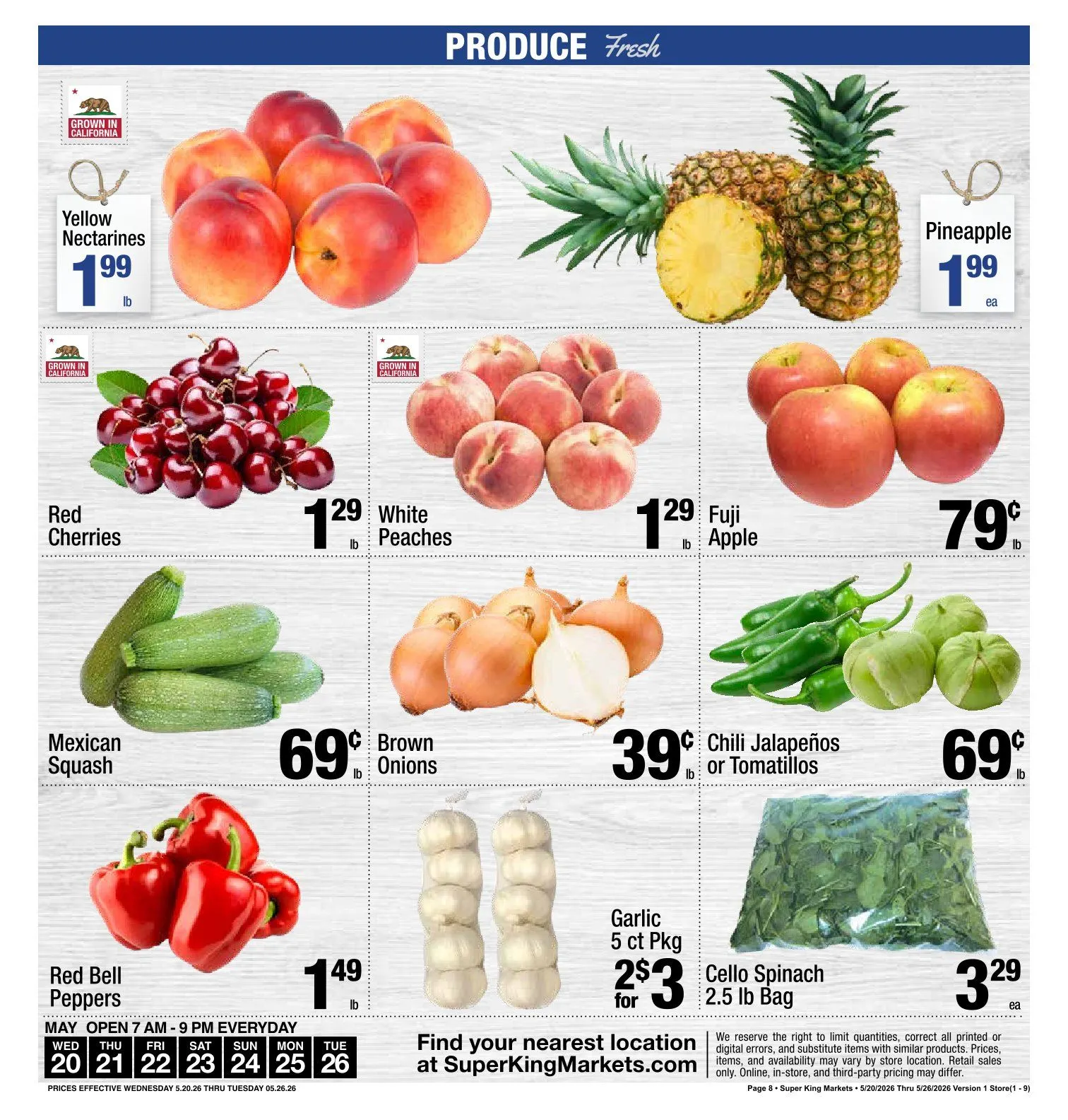 Weekly ad Super King Markets Sales from May 20 to May 28 2026 - Page 9