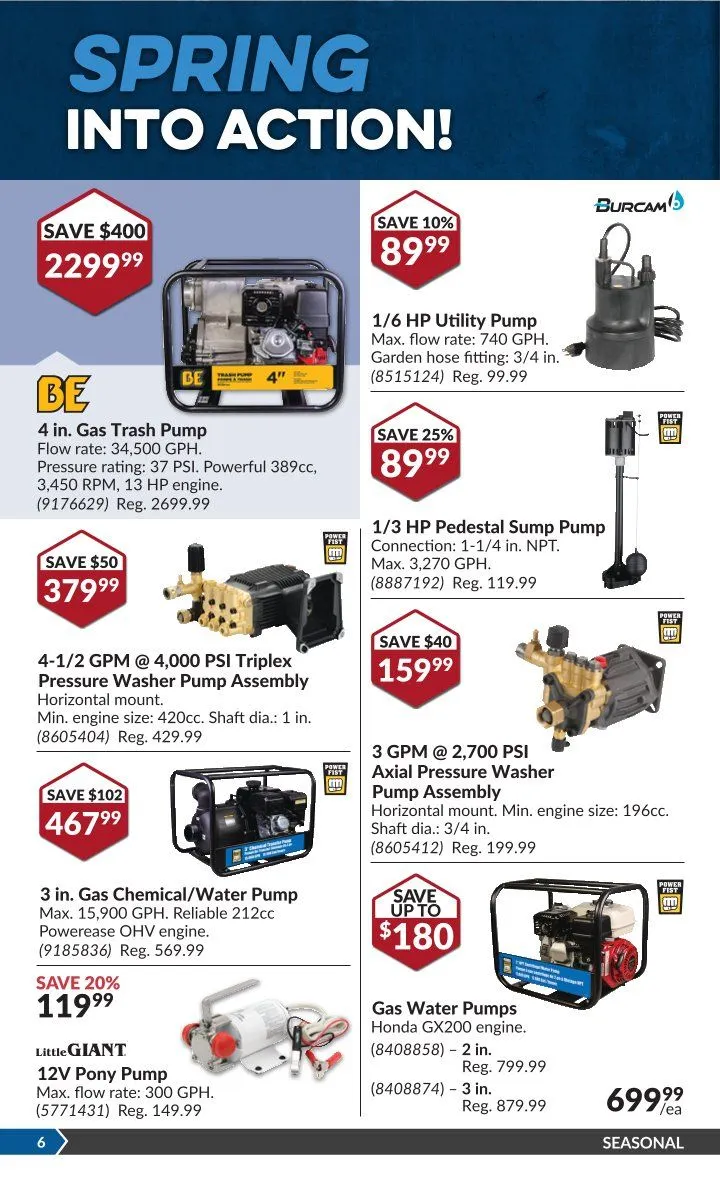 Princess Auto Sales from March 25 to April 6 2025 - flyer page 9