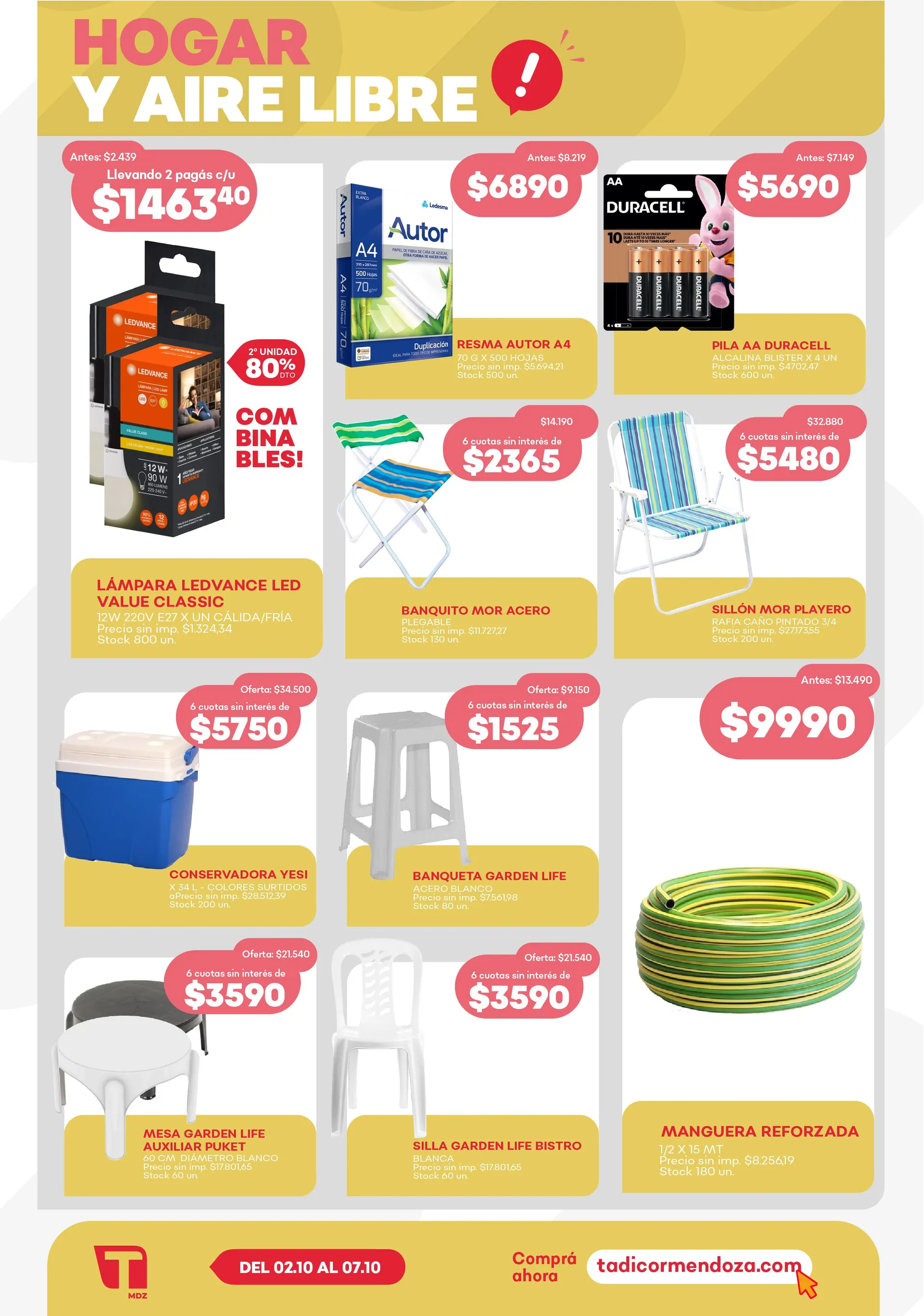 Ofertas de Ofertas Supermercados Tadicor 2 de octubre al 7 de octubre 2025 - Página 9 del catálogo