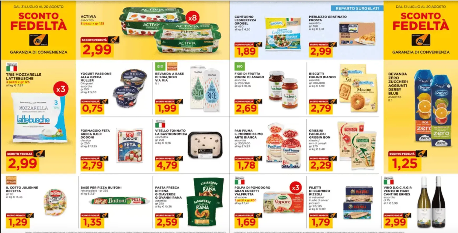 Volantino da 31 luglio a 20 agosto di 2025 - Pagina del volantino 8
