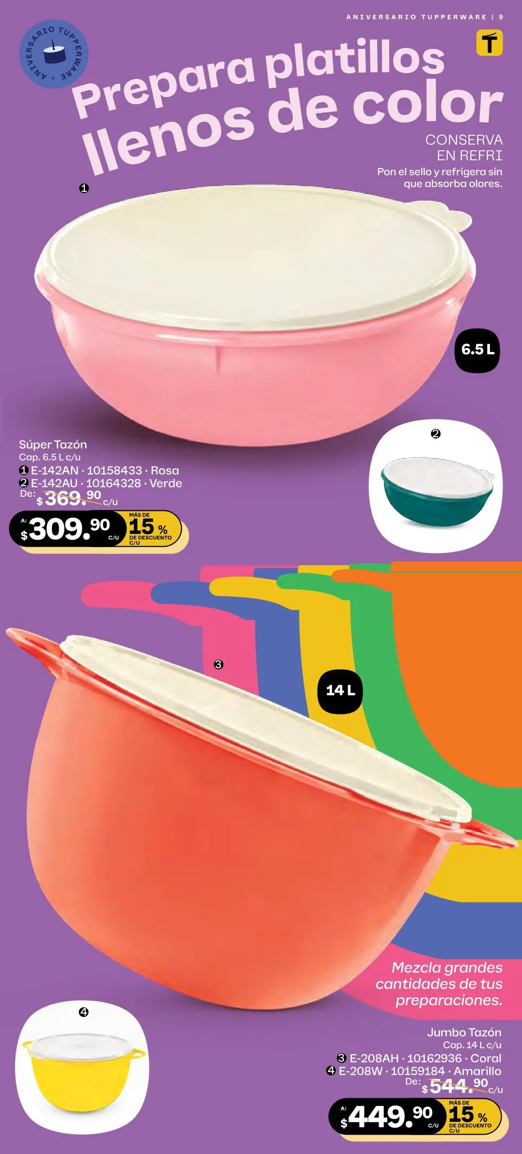 Catálogo de Tupperware Ofertas 22 de abril al 20 de mayo 2025 - Pagina 9