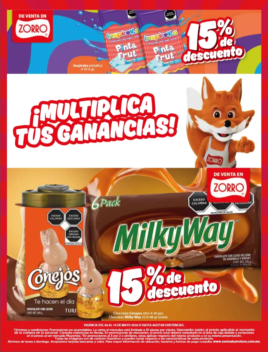 Catálogo de  Zorro Ofertas 6 de mayo al 19 de mayo 2026 - Pagina 6