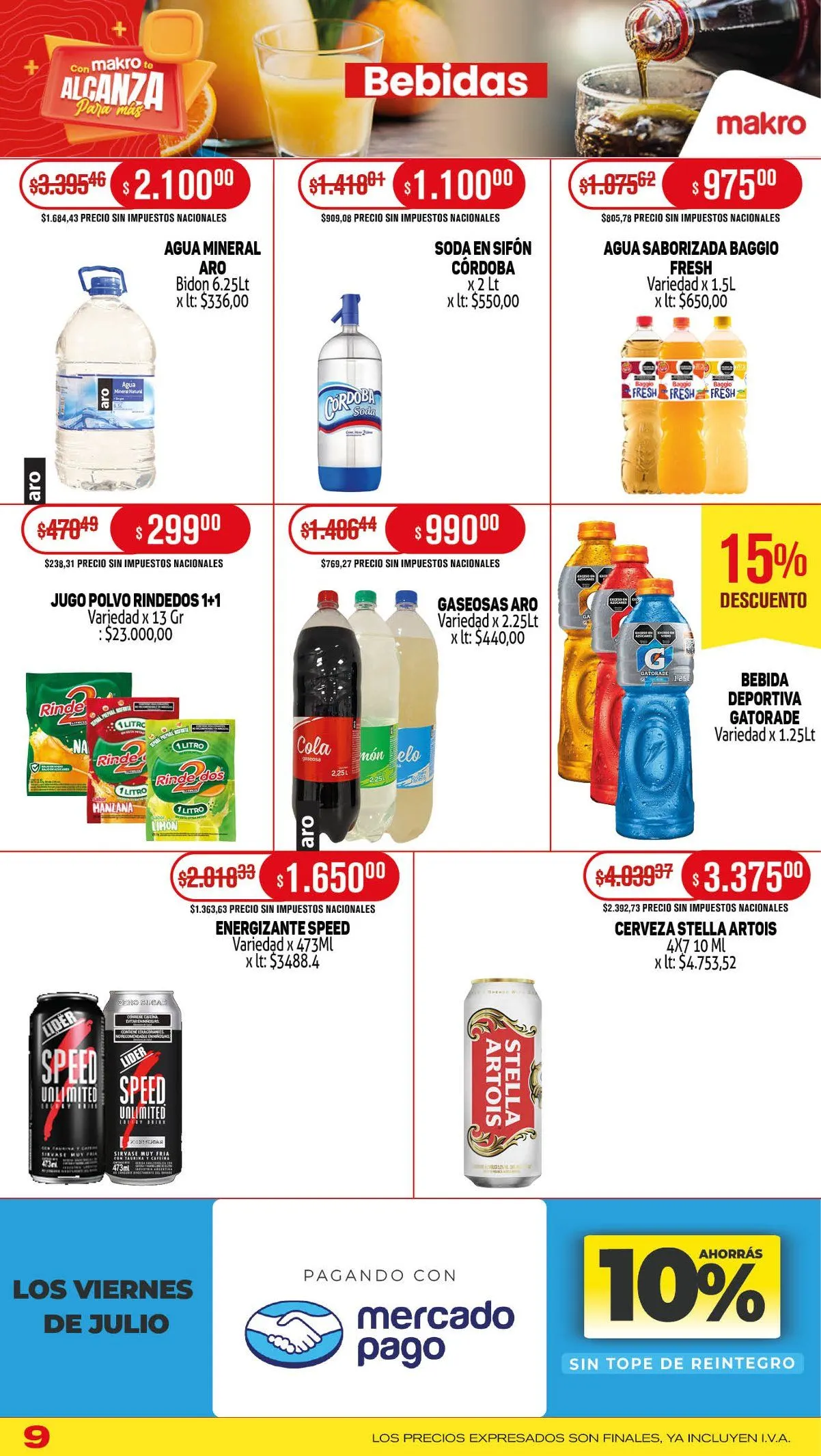 Ofertas de Ofertas Makro Sales 3 de julio al 9 de julio 2025 - Página 9 del catálogo