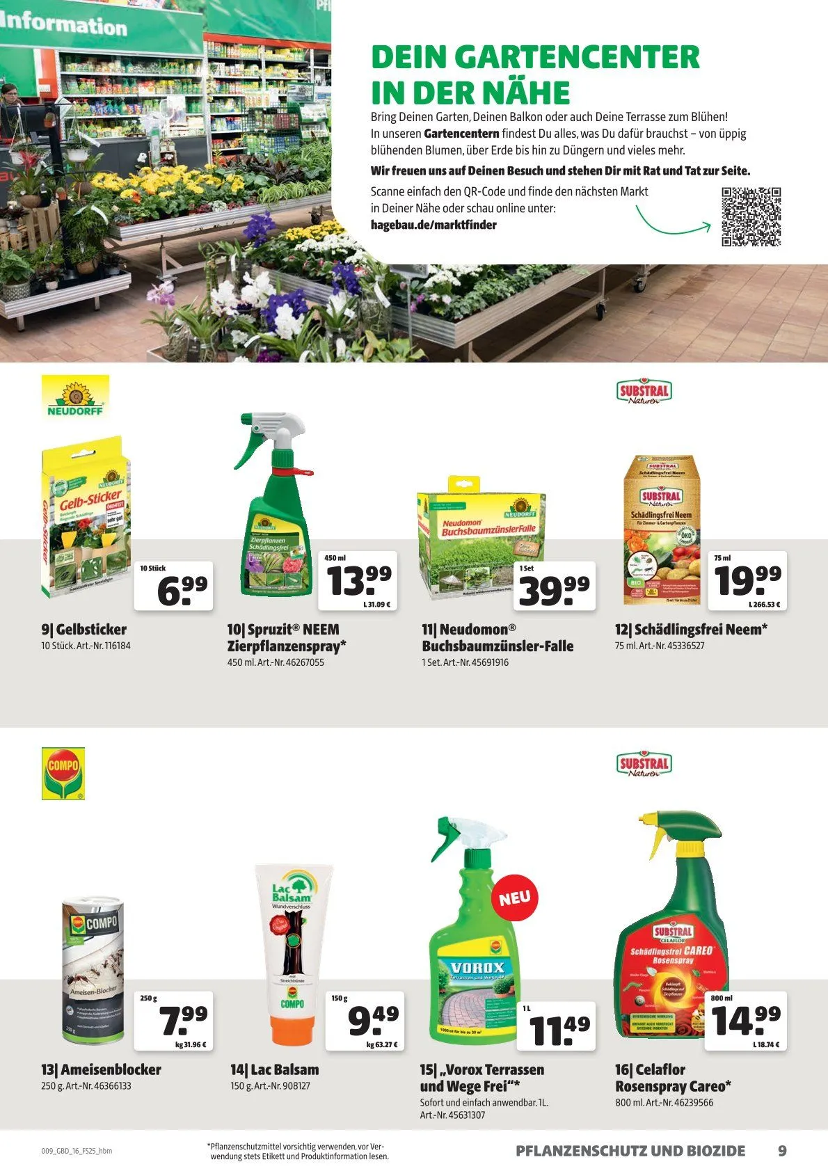 Hagebau Prospekt von 21. Mai bis 31. Dezember 2025 - Prospekt seite 9