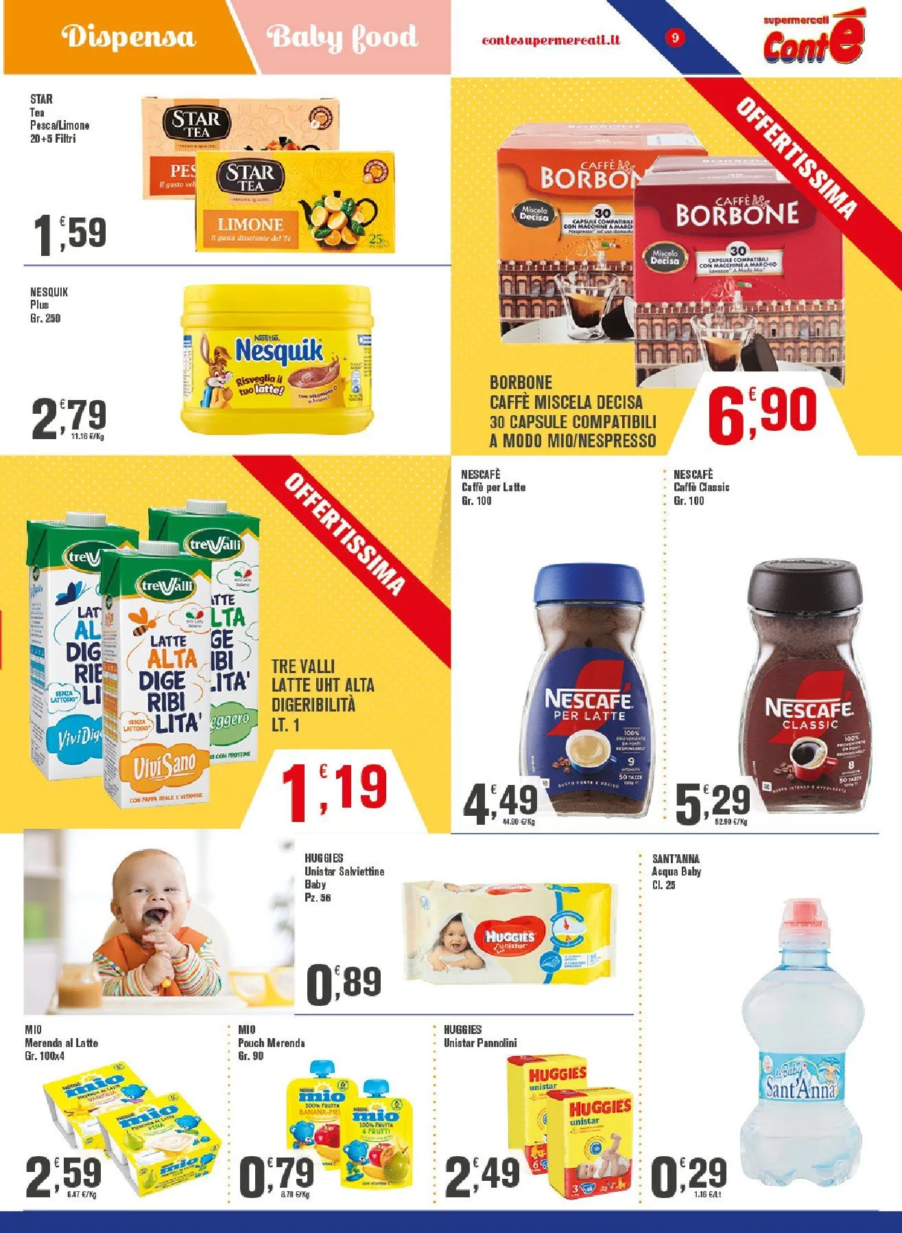 Volantini Conte Supermercati da 10 luglio a 20 luglio di 2025 - Pagina del volantino 9