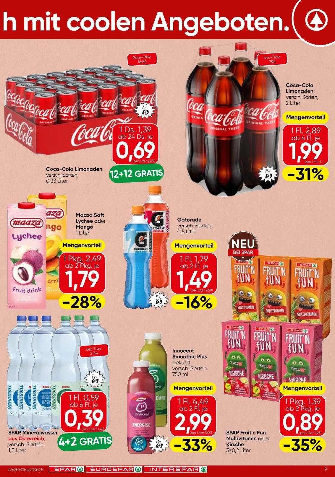 SPAR  von 15. April bis 21. April 2026 - Flugblätt seite  9
