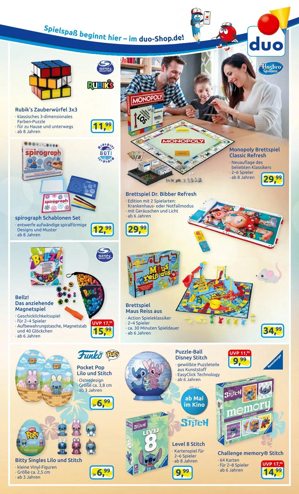 Duo Schreib & Spiel Angebote von 17. April bis 30. April 2025 - Prospekt seite 9