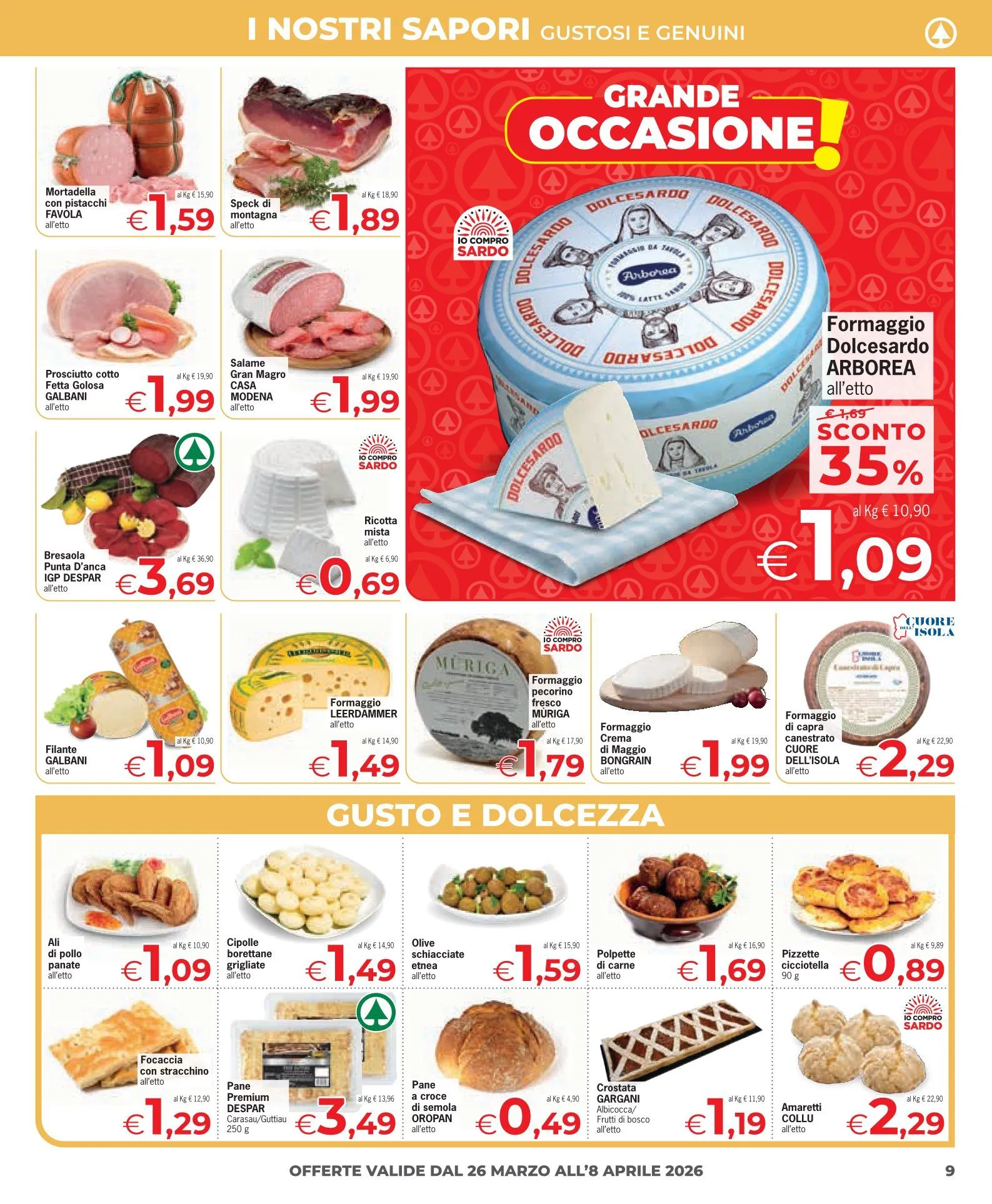 Volantini Despar da 26 marzo a 8 aprile di 2026 - Pagina del volantino 9