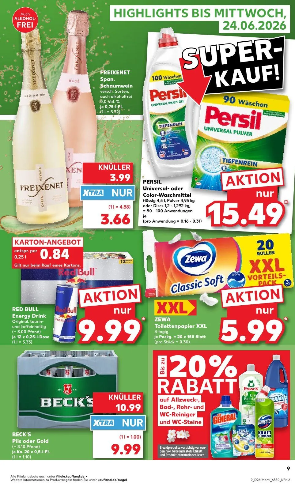 Kaufland Prospekte von 22. Juni bis 24. Juni 2026 - Prospekt seite 9