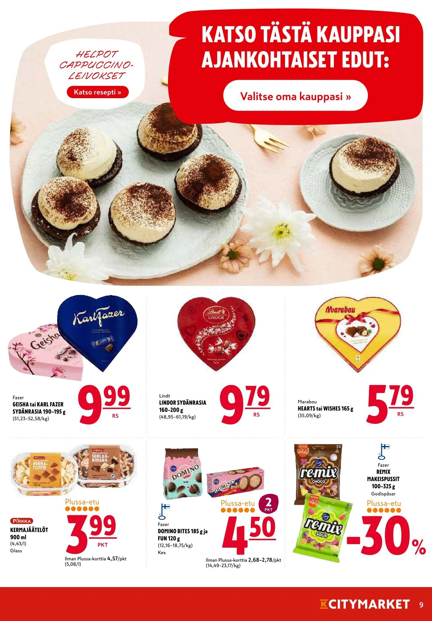 Kaupan K-Citymarket uusimmat tarjoukset voimassa alkaen 4. helmikuuta - 8. helmikuuta 2026 - Tarjouslehti sivu 9