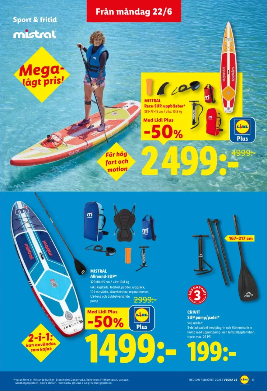 Senaste Lidl erbjudanden från 22 juni till 28 juni 2026 - Reklamblad sidor 9