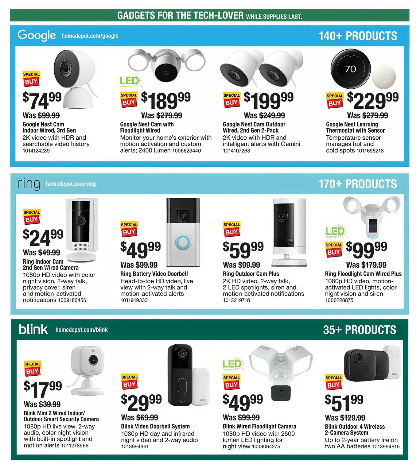 Weekly promotion Home Depot Black Friday spanning from November 27 to December 3 2025 - Page 8 for Catalogue 365