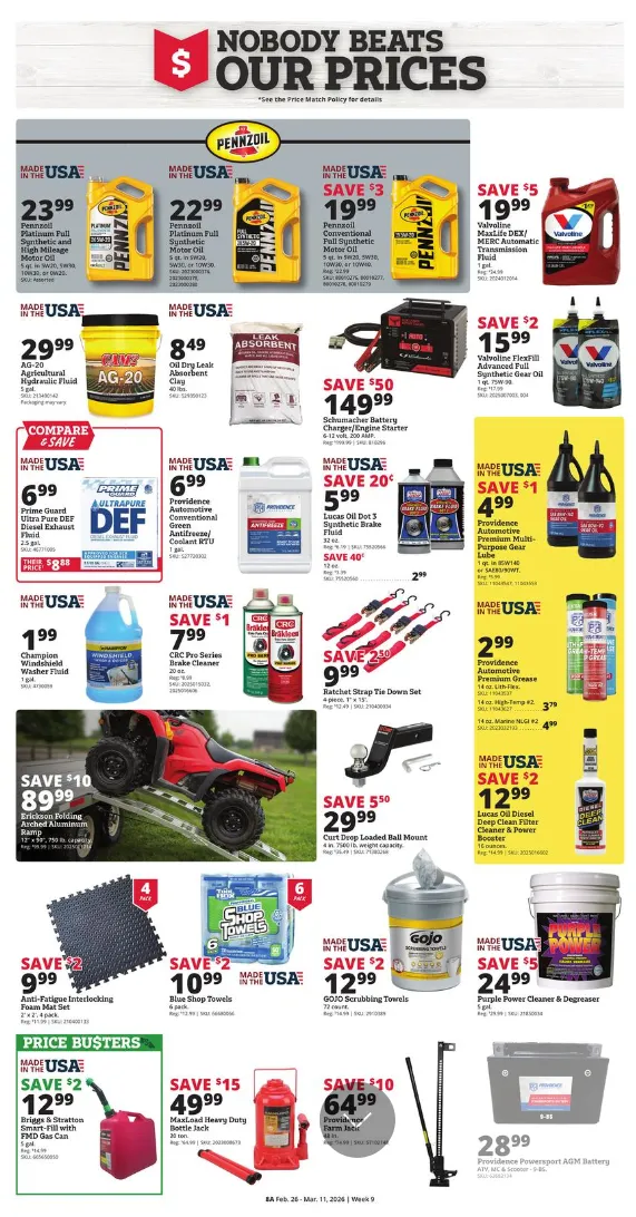 Weekly ad Rural King Sales from February 26 to March 11 2026 - Page 9