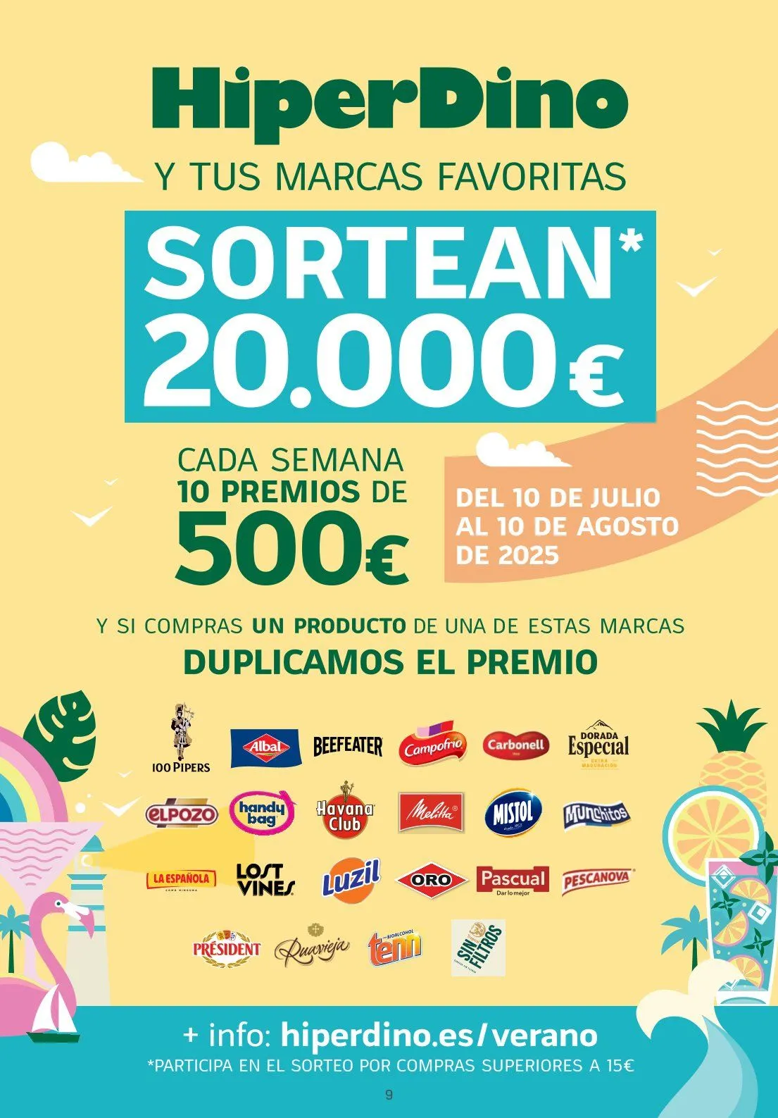 Catálogo de HiperDino - Catálogos semanales 22 de julio al 7 de agosto 2025 - Página 9