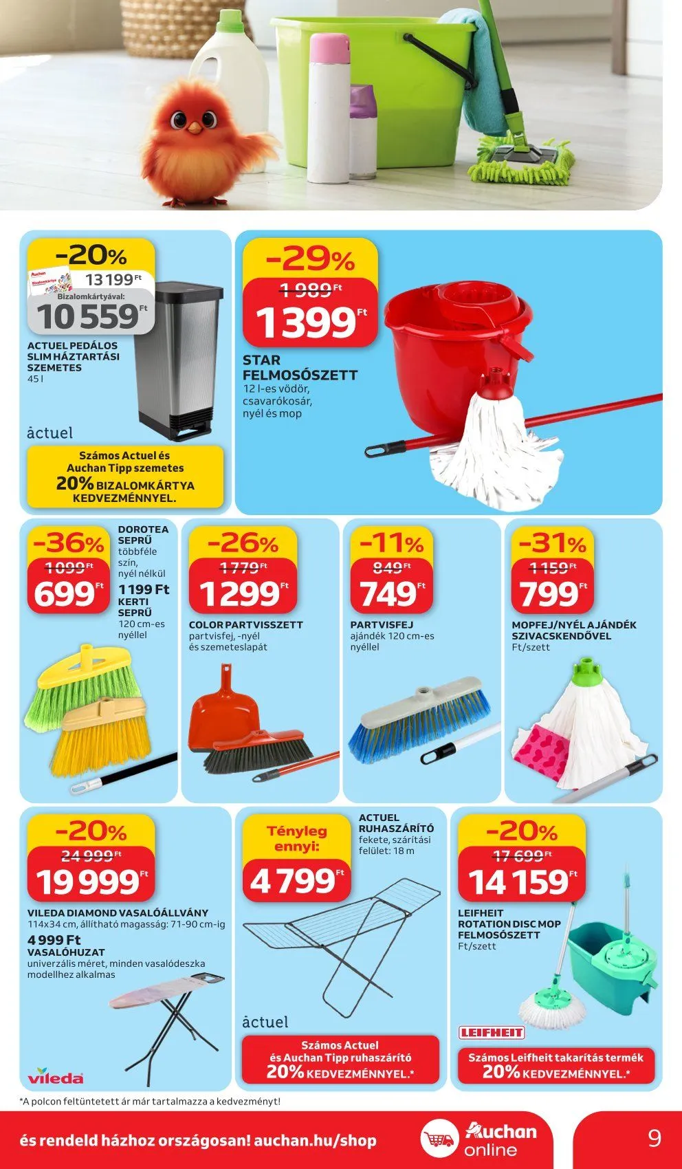 Katalógus Auchan legfrissebb ajánlatai március 5.-tól március 18.-ig 2026. - Oldal 9