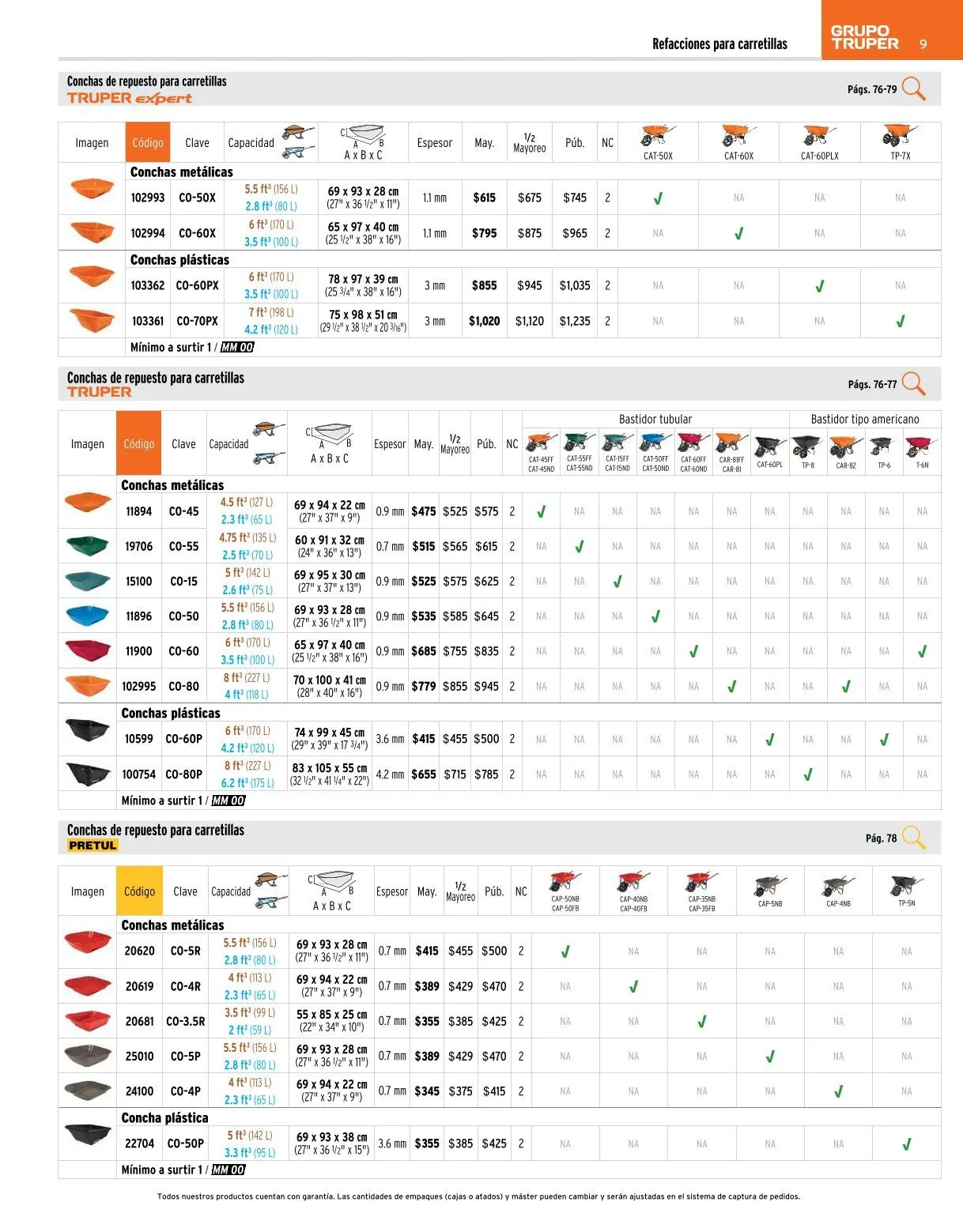 Catálogo de Truper catálogos y ofertas 20 de marzo al 30 de mayo 2026 - Pagina 9