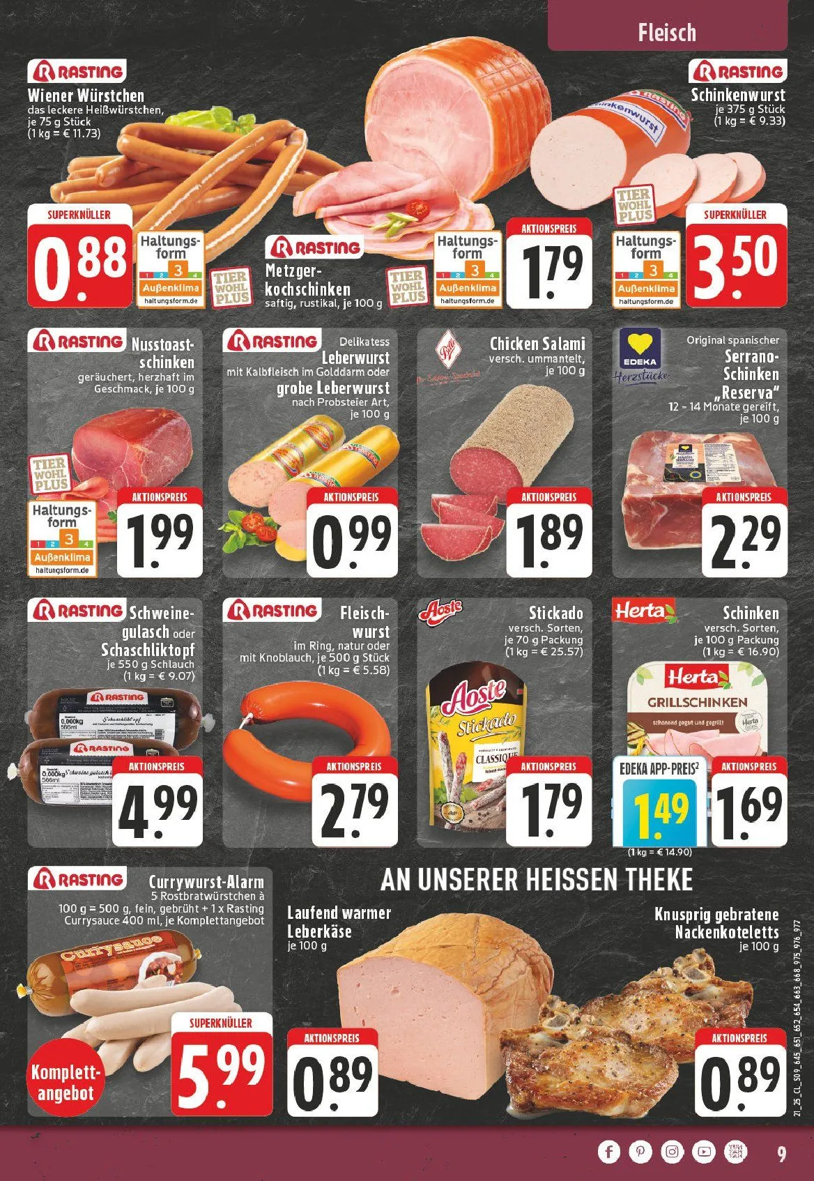 Edeka Prospekt von 19. Mai bis 24. Mai 2025 - Prospekt seite 9