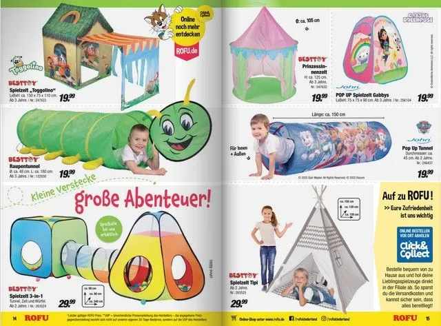 ROFU Kinderland Prospekte von 27. April bis 30. August 2025 - Prospekt seite 8
