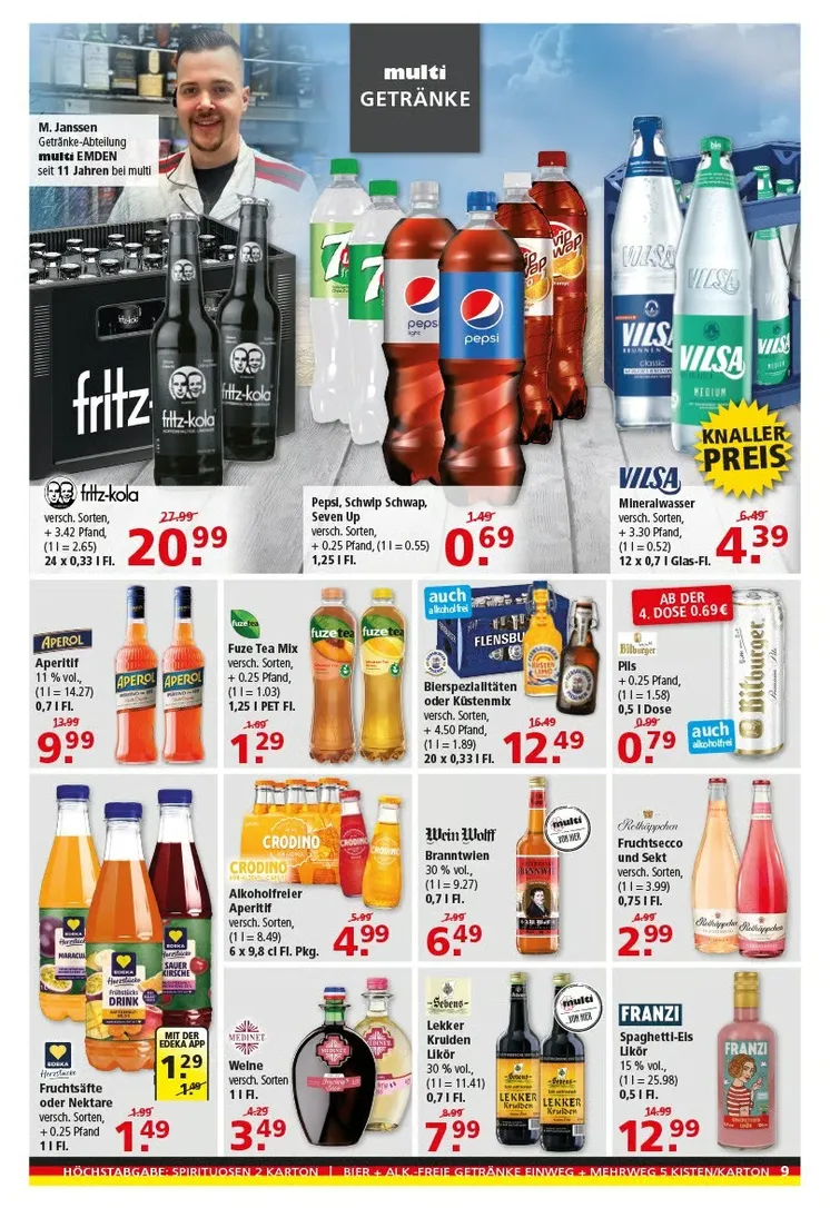 Multi Markt Angebote von 6. Juli bis 11. Juli 2026 - Prospekt seite 9