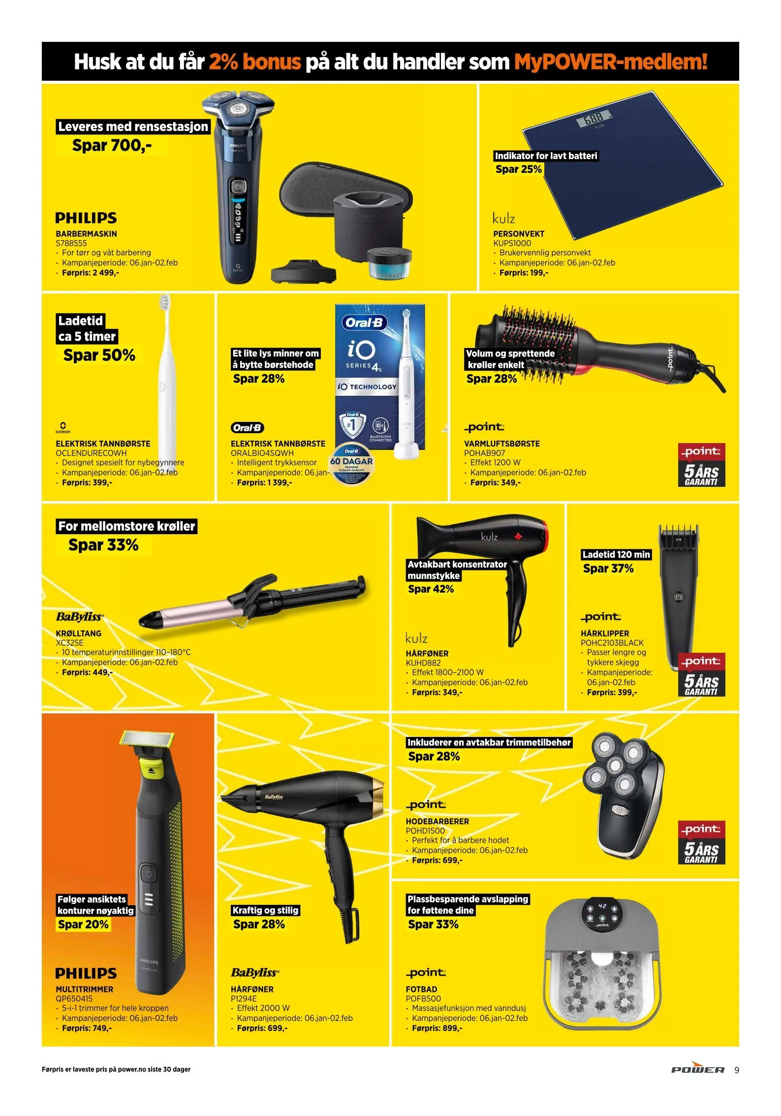 Power Tilbud fra 7. januar til 18. januar 2025 - kundeavisside 9