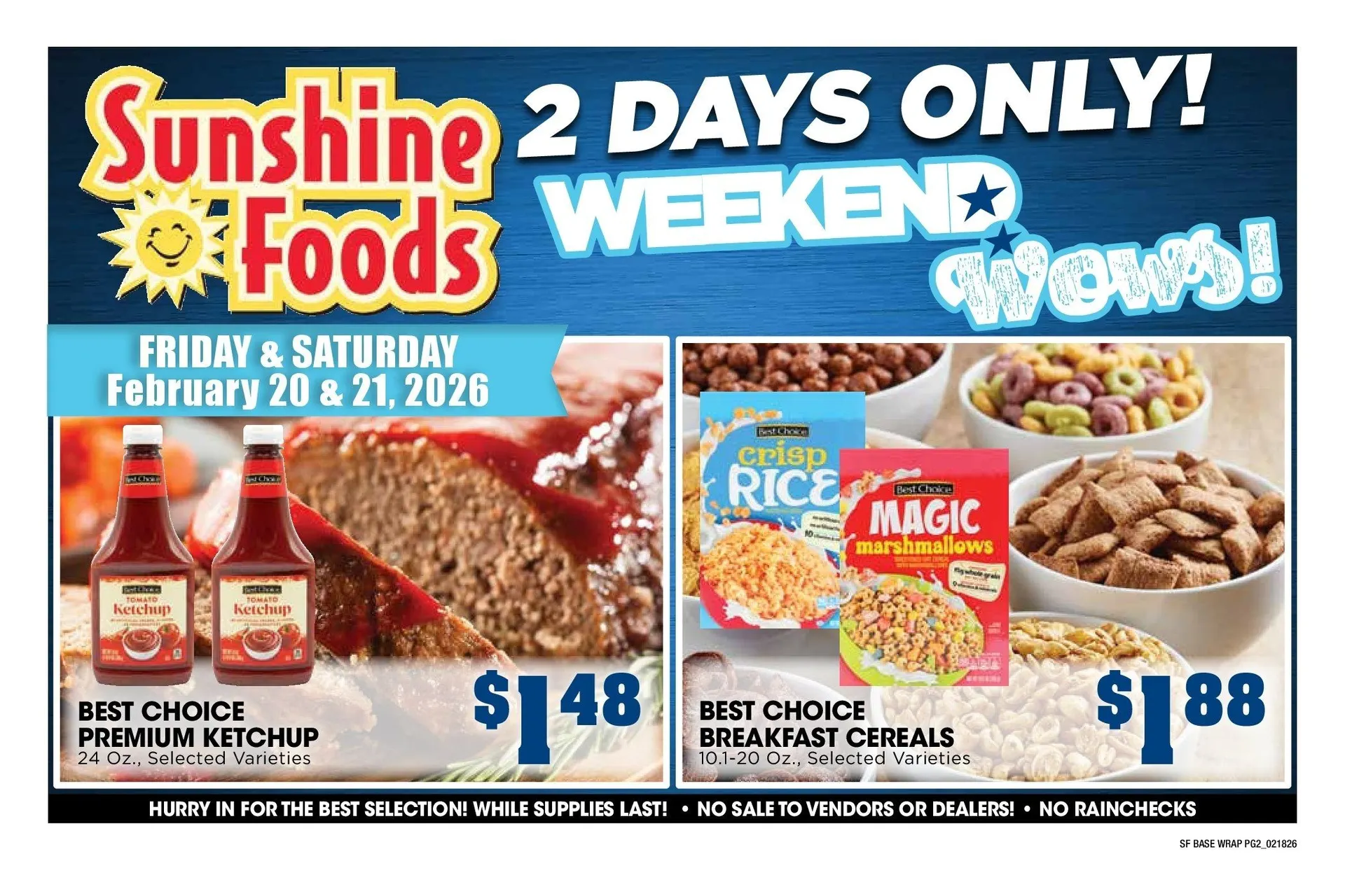 Weekly ad Sunshine Foods Sales from February 18 to February 26 2026 - Page 9