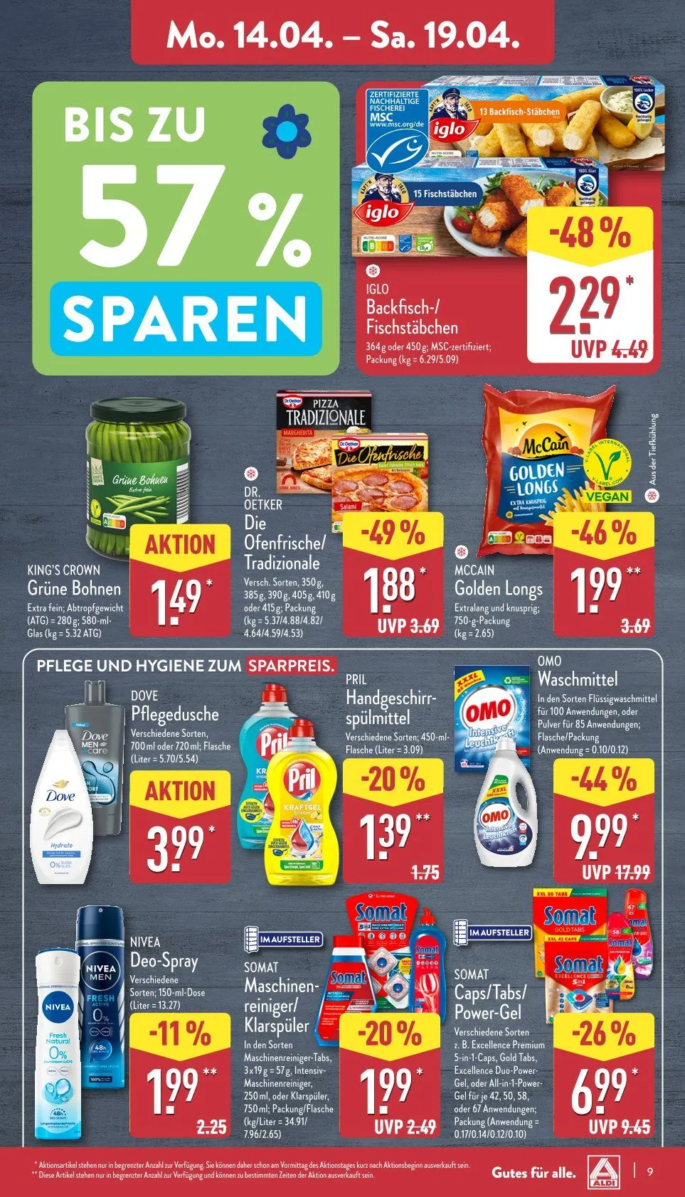 ALDI Aktuell Angebote von 14. April bis 19. April 2025 - Prospekt seite 9
