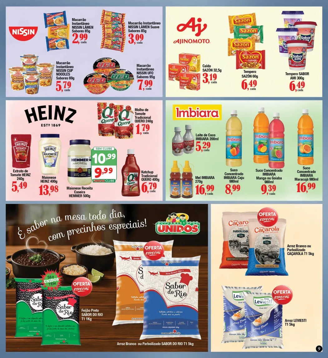 Encarte de Folhetos Unidos Supermercados 1 de julho até 17 de julho 2026 - Pagina 9