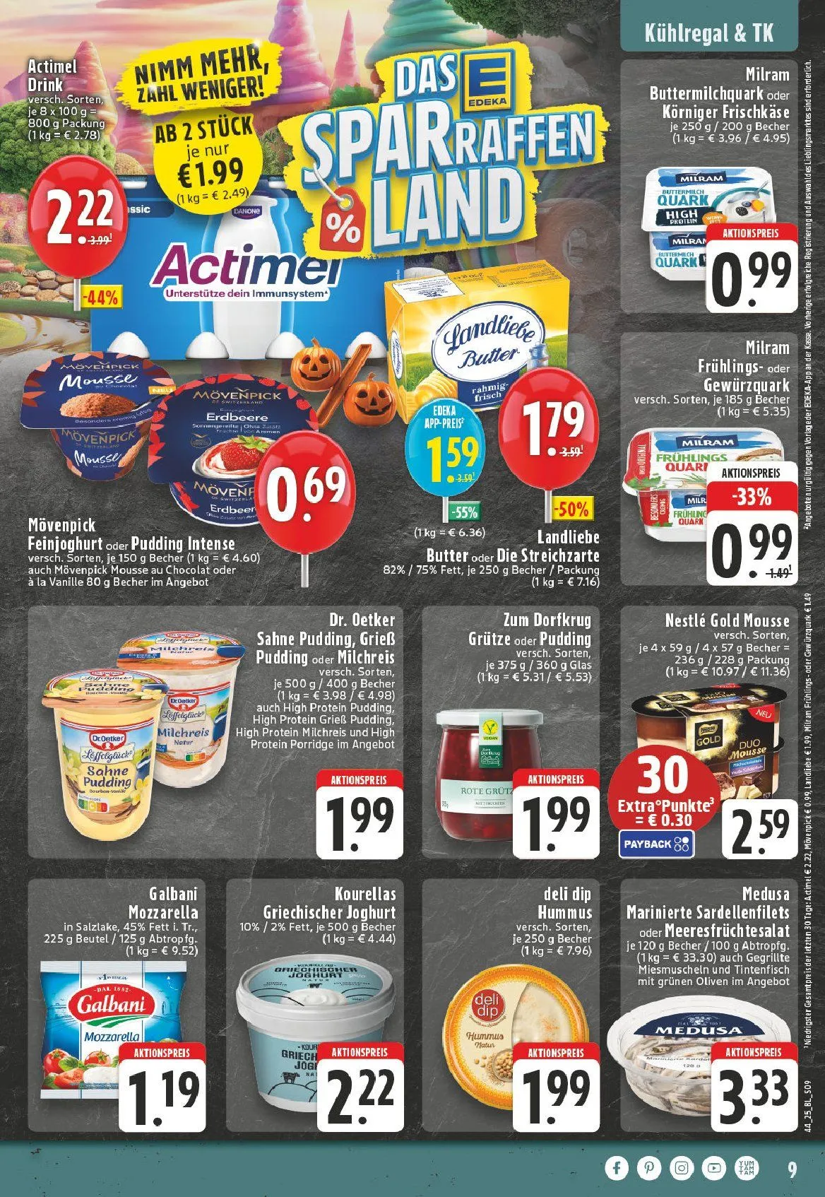 Edeka Prospekte von 25. Oktober bis 1. November 2025 - Prospekt seite 9