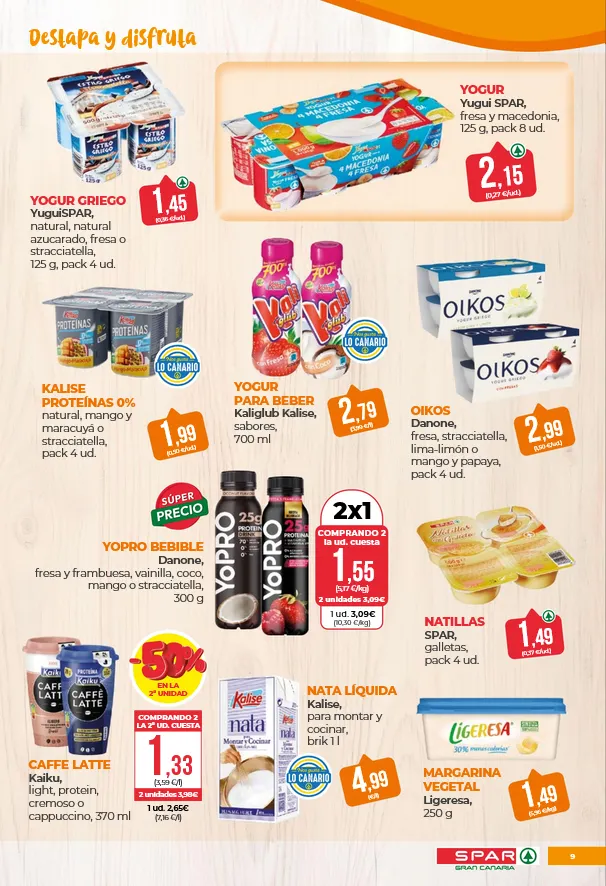 Catálogo de SPAR Gran Canaria Ofertas 24 de julio al 6 de agosto 2026 - Página 9