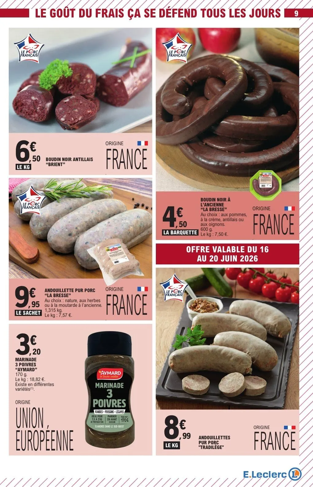 Catalogues E.Leclerc du 16 juin au 20 juin 2026 - Catalogue page 9