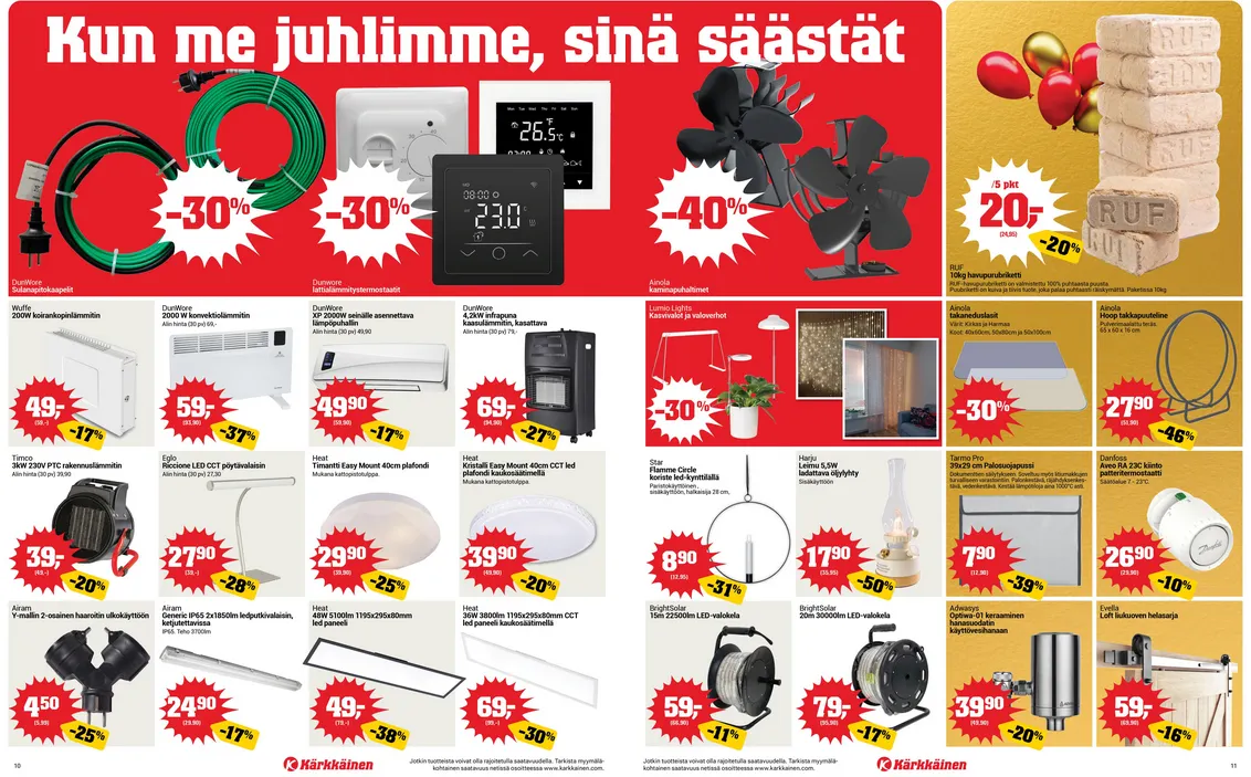 Kaupan Kärkkäinen  tarjoukset voimassa alkaen 22. lokakuuta - 4. marraskuuta 2025 - Tarjouslehti sivu 9