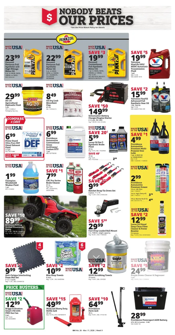 Weekly ad Rural King Sales from February 26 to March 11 2026 - Page 9