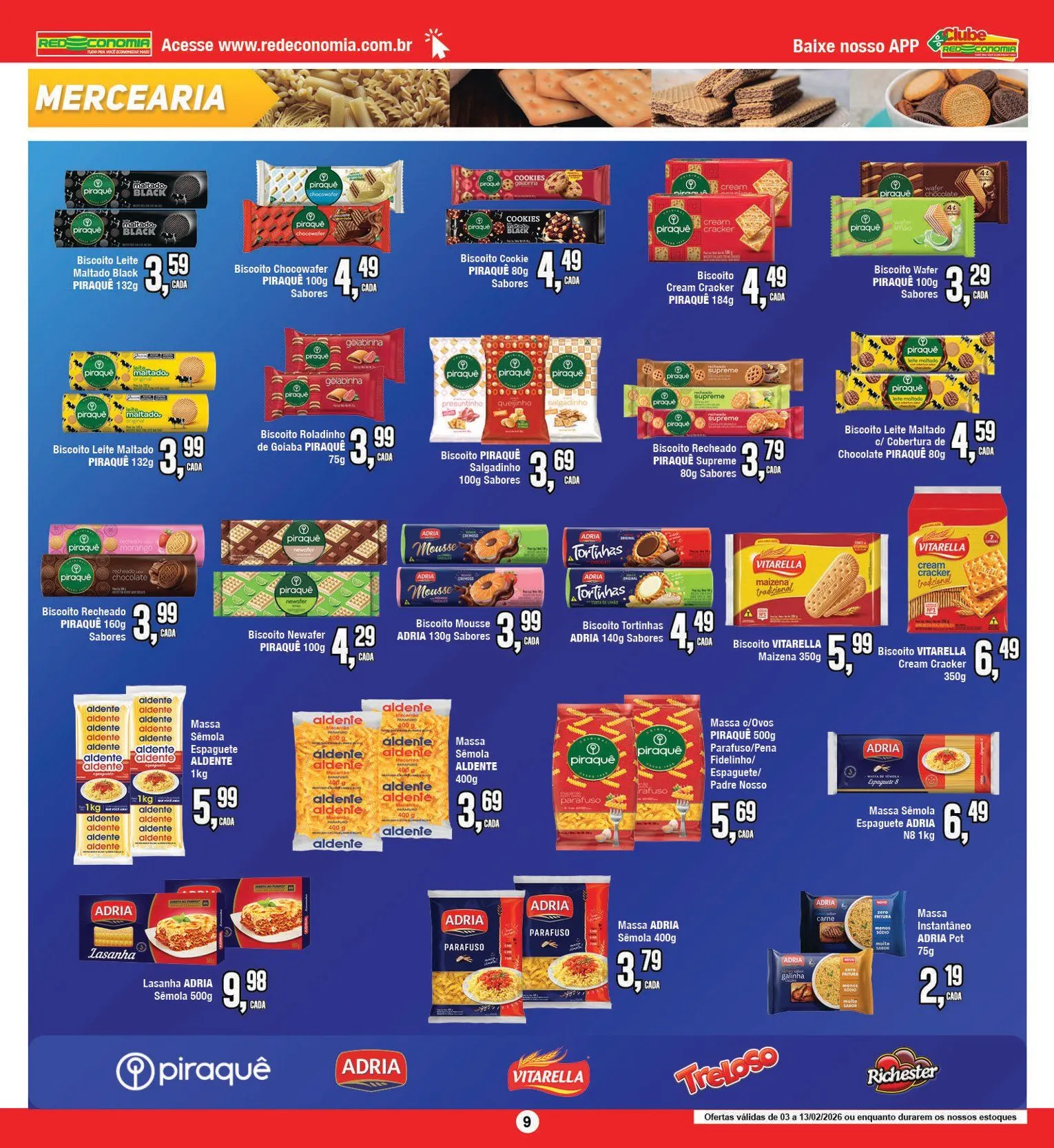 Encarte de Folhetos Redeconomia  4 de fevereiro até 5 de fevereiro 2026 - Pagina 9